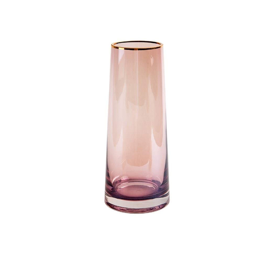 **Purple Colored Glass Vases for Flower Arrangement – Thick & Stable Hydroponic Lily & Rose Vases – Perfect for Home, Living Room, Study & Office Decor**