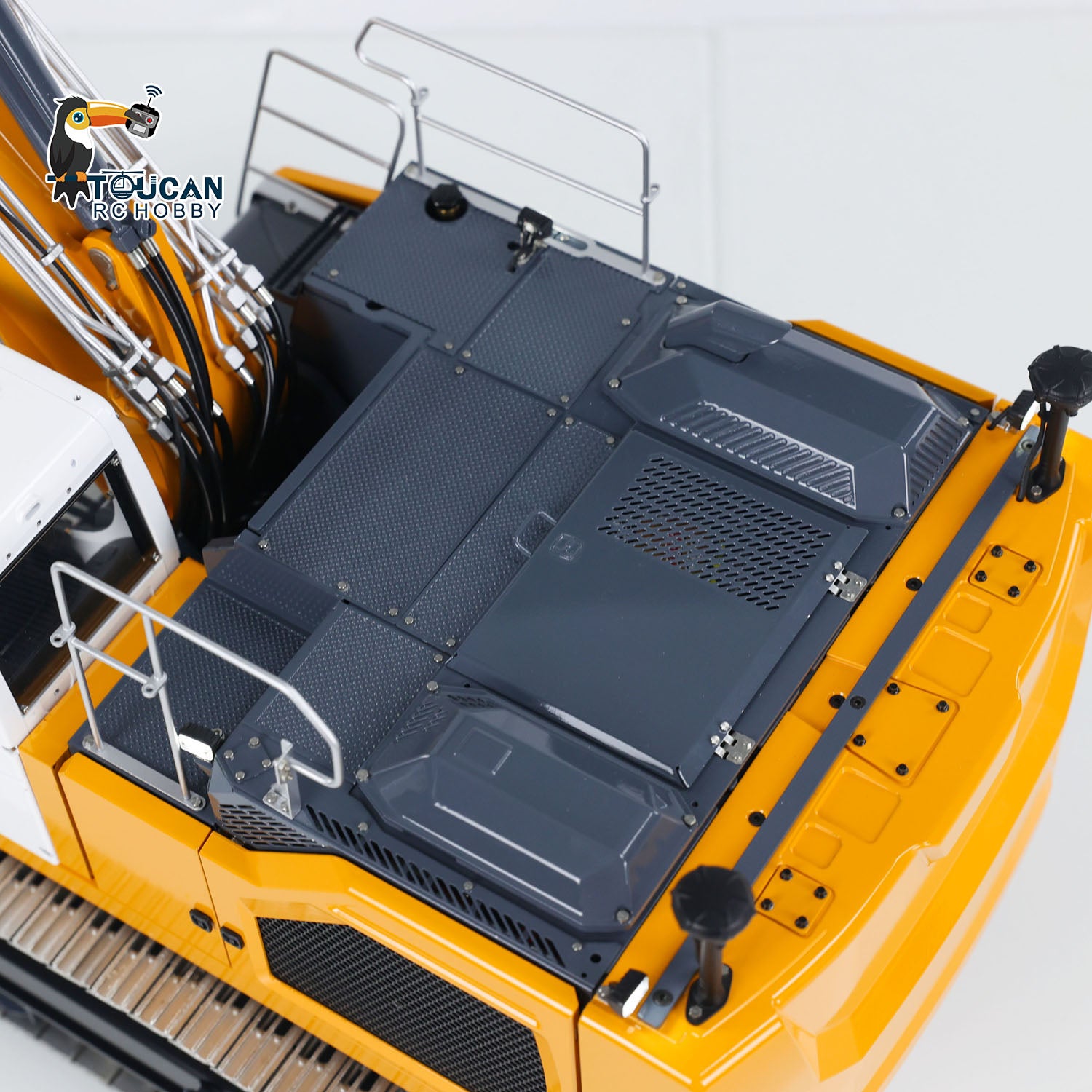 LESU 1/14 Scale 3-Section Arm Metal Hydraulic RC Excavator Toy - LR945 Radio Remote Control Construction Digger (PNP/RTR Options) for Kids & Adults - Perfect for Construction Play, Backyard Digging & RC Hobby Enthusiasts