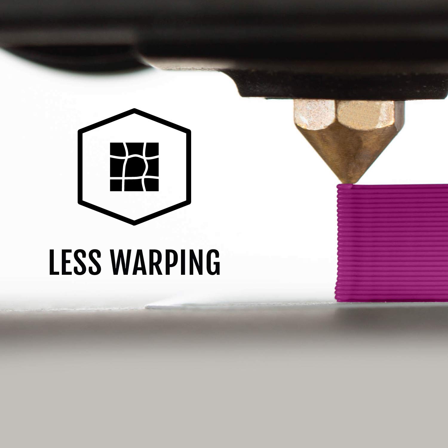 HATCHBOX ABS 3D Printer Filament 1kg Spool - 3.00mm Diameter, +/- 0.05mm Accuracy, Purple (ABS-1KG3.00-PUR) - Perfect for 3D Printing Models, Prototypes & DIY Projects