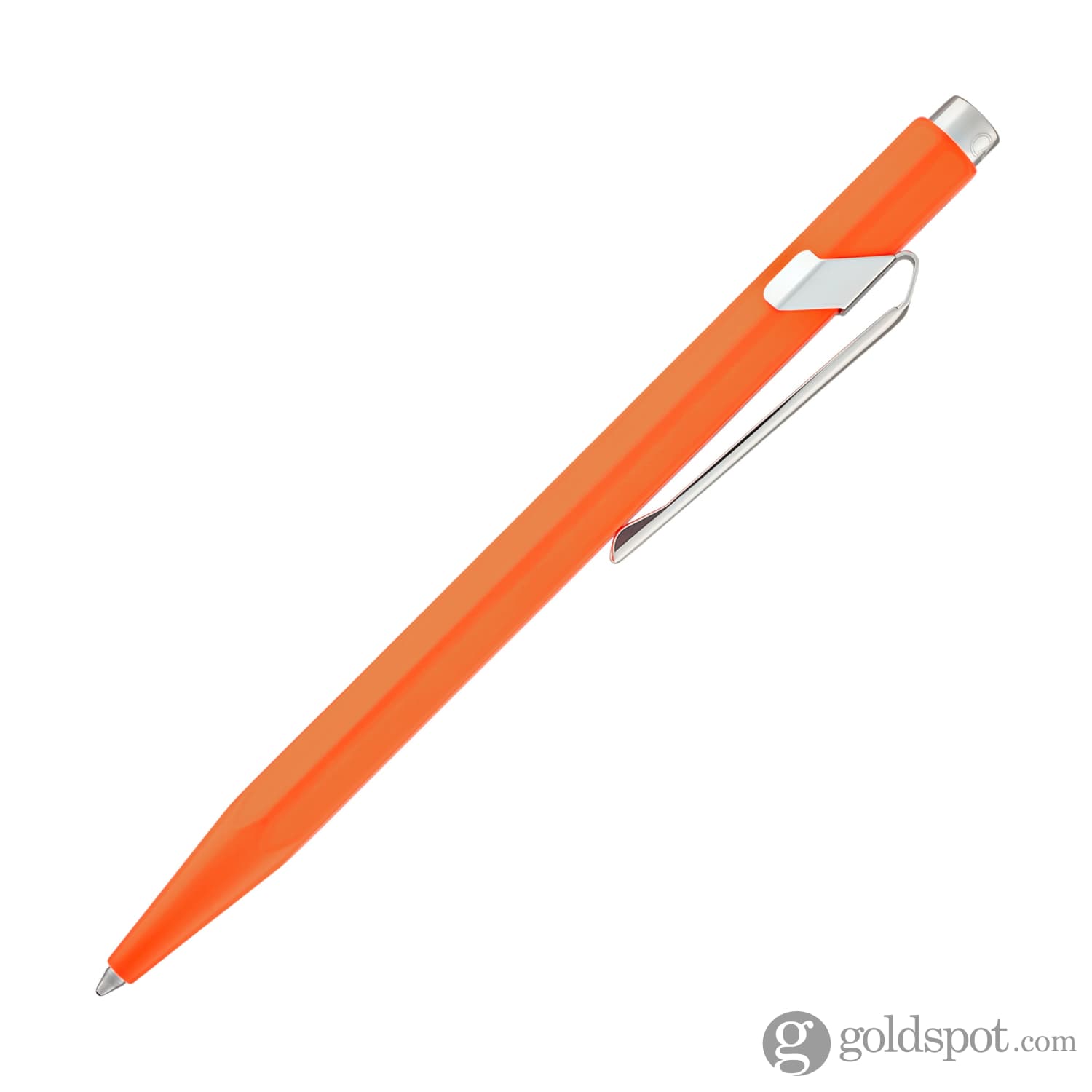 Premium Caran d'Ache 849 Metal Ballpoint Pen - Fluorescent Orange | Luxury Writing Instrument for Office, Gifts & Signature Signing