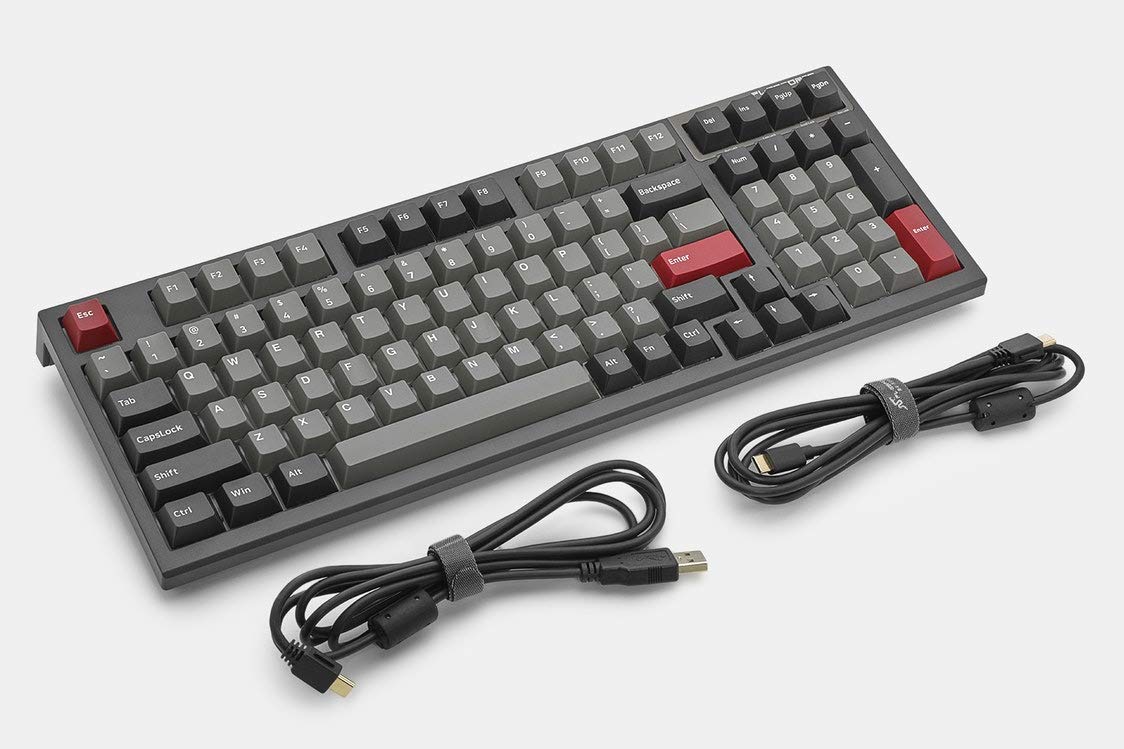 KPREPUBLIC Flesports FL980 Mechanical Gaming Keyboard - Full RGB Backlit, Hot Swappable Box Brown Switches, PBT Doubleshot Keycaps - Perfect for PC Gaming, Typing & Office Work