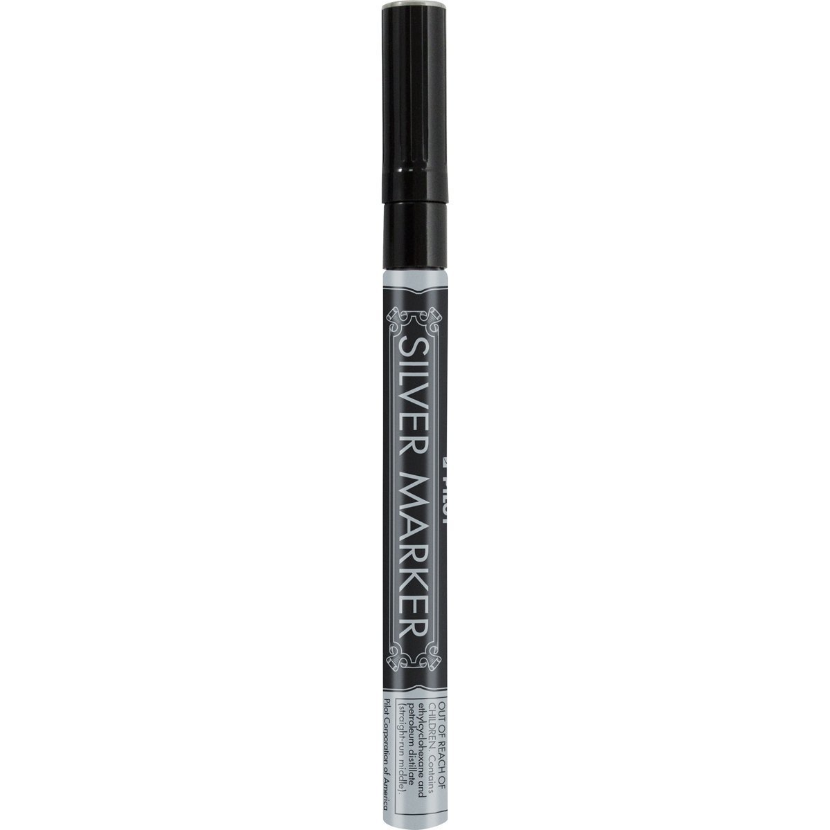 Pilot Silver Metallic Permanent Paint Marker - Extra Fine Point (0.7mm) - 2-Pack (41600) - Ideal for DIY Crafts, Metal Marking & Industrial Labeling