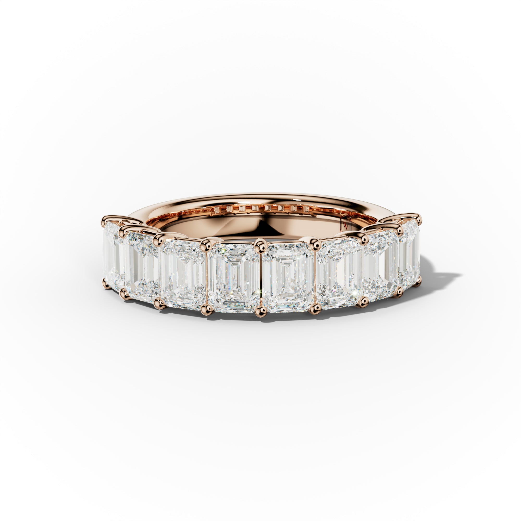 3.0 Carat Emerald Cut Diamond Anniversary Band for Women – Elegant Wedding Ring, Stackable Engagement Ring, Gift for Her – Perfect for Anniversaries, Proposals & Special Occasions