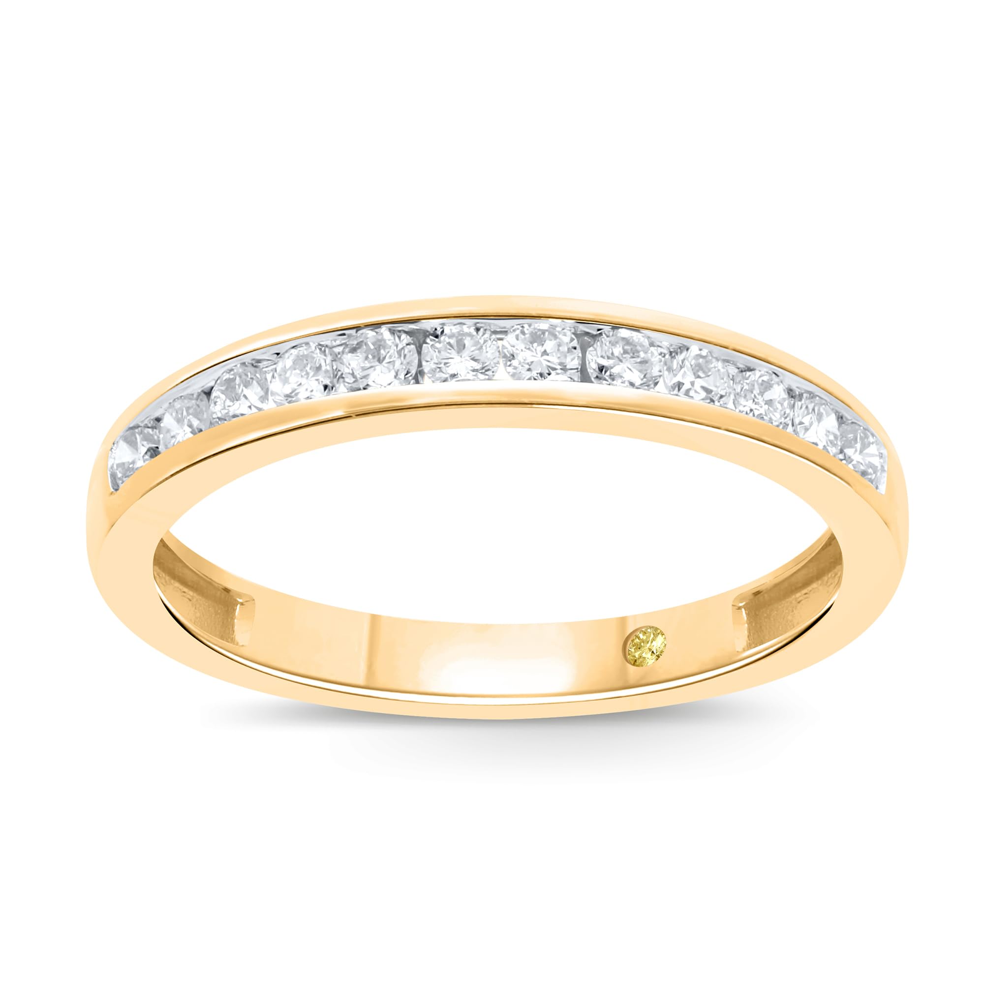 Exquisite Lab Grown Diamond Wedding Rings for Women - 10K Yellow, White & Rose Gold Certified (1/6-1/2 Carat) Channel Set Diamond Anniversary & Wedding Bands | Perfect for Proposals, Engagements, Anniversaries & Special Occasions