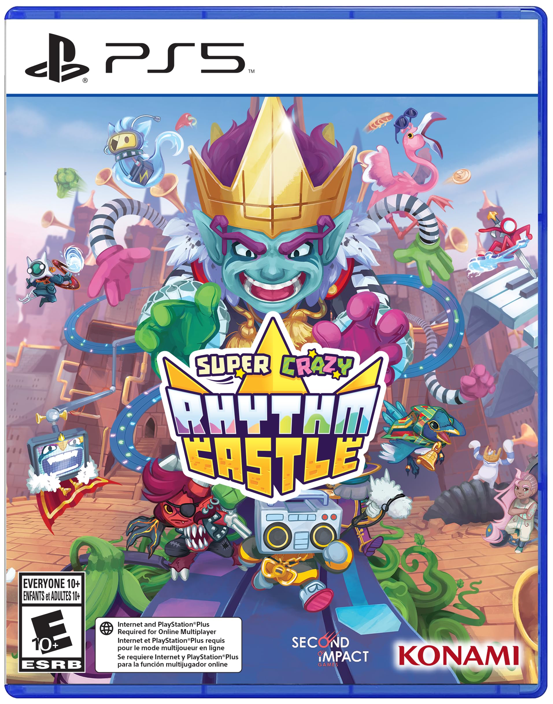 Super Crazy Rhythm Castle PS5 Game - Fun Music & Rhythm Adventure for PlayStation 5 - Perfect for Party Games & Family Entertainment