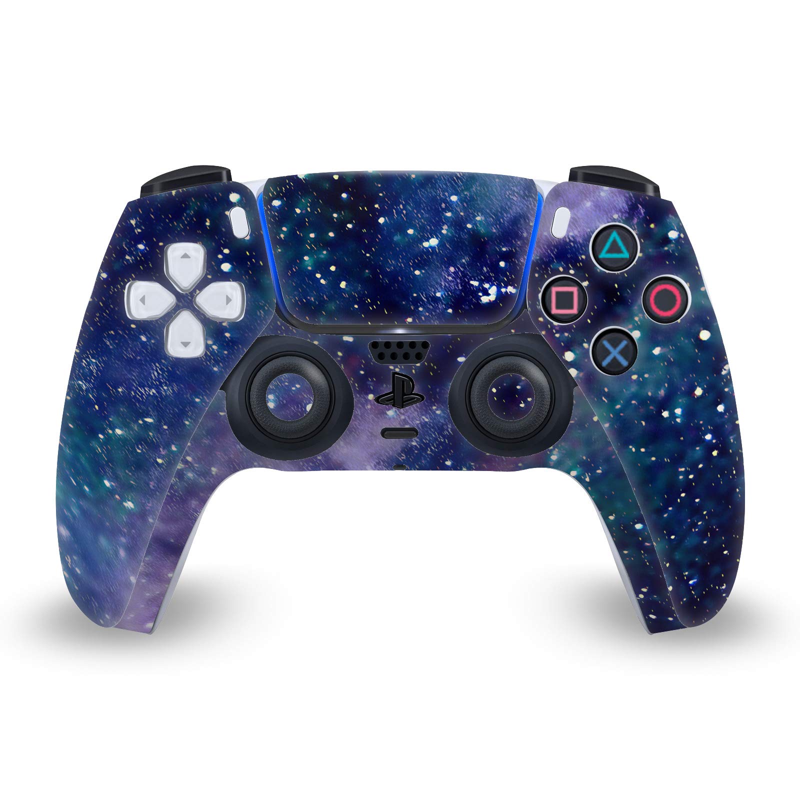 Official Head Case Designs Cosmo18 Galaxy Mix Art Vinyl Skin Sticker for Sony PlayStation 5 PS5 Slim & Digital Edition Console & DualSense Controller - Gaming Protection & Customization for PS5 Slim & Digital Edition Consoles