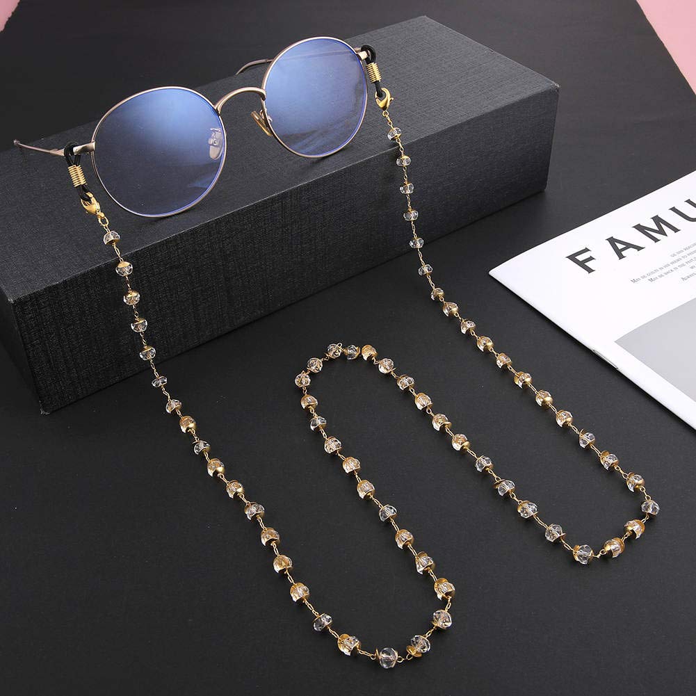 Stylish Multifunctional Glasses Chain & Sunglasses Holder with Adjustable Lanyard - Perfect for Reading Glasses, Face Masks, and Eyewear Accessories - Ideal for Outdoor Activities, Work, and Daily Use