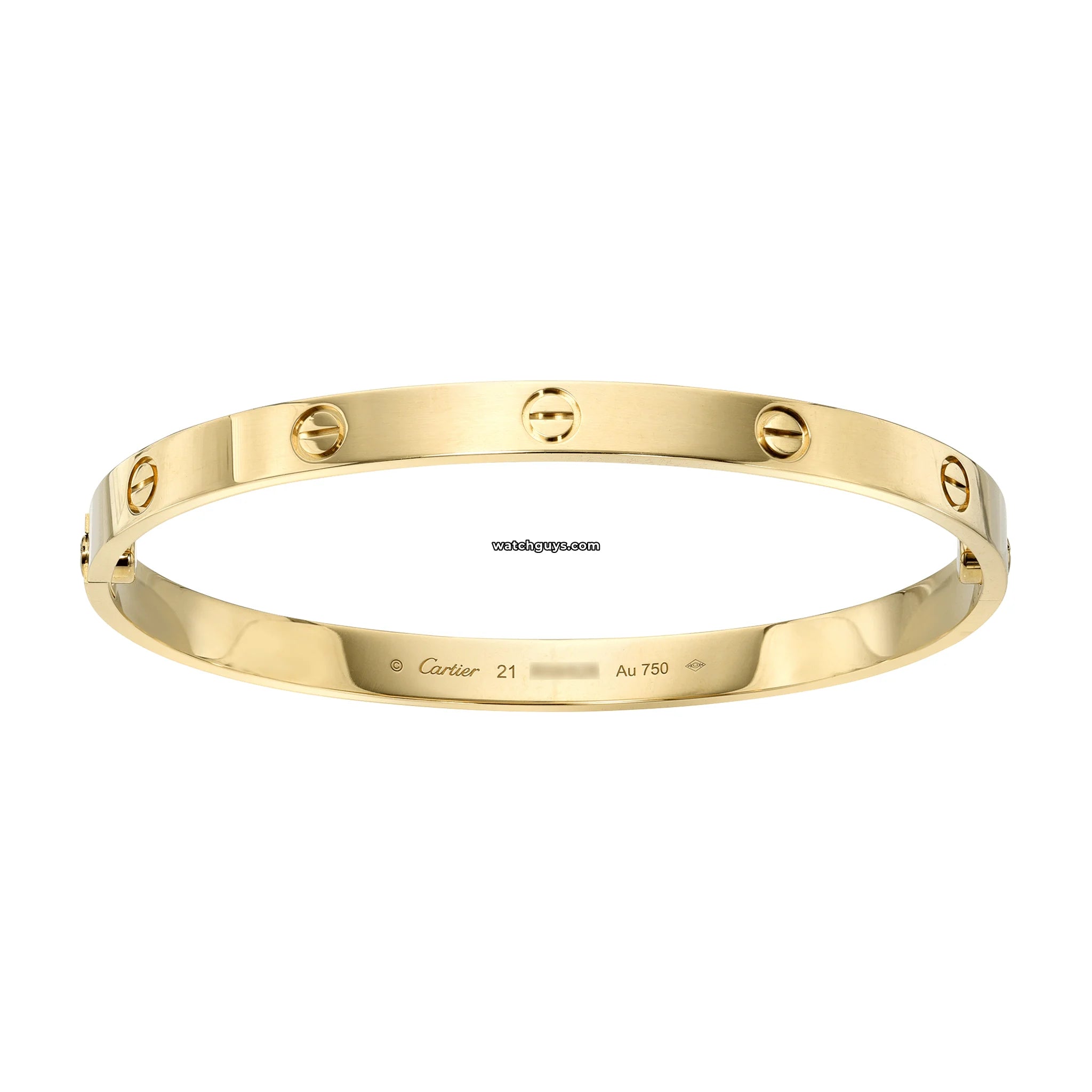 Cartier Love Bracelet 18K Yellow Gold Size 21 - Luxury Jewelry for Women, Romantic Gift for Anniversary & Valentine's Day - Perfect for Special Occasions & Everyday Elegance