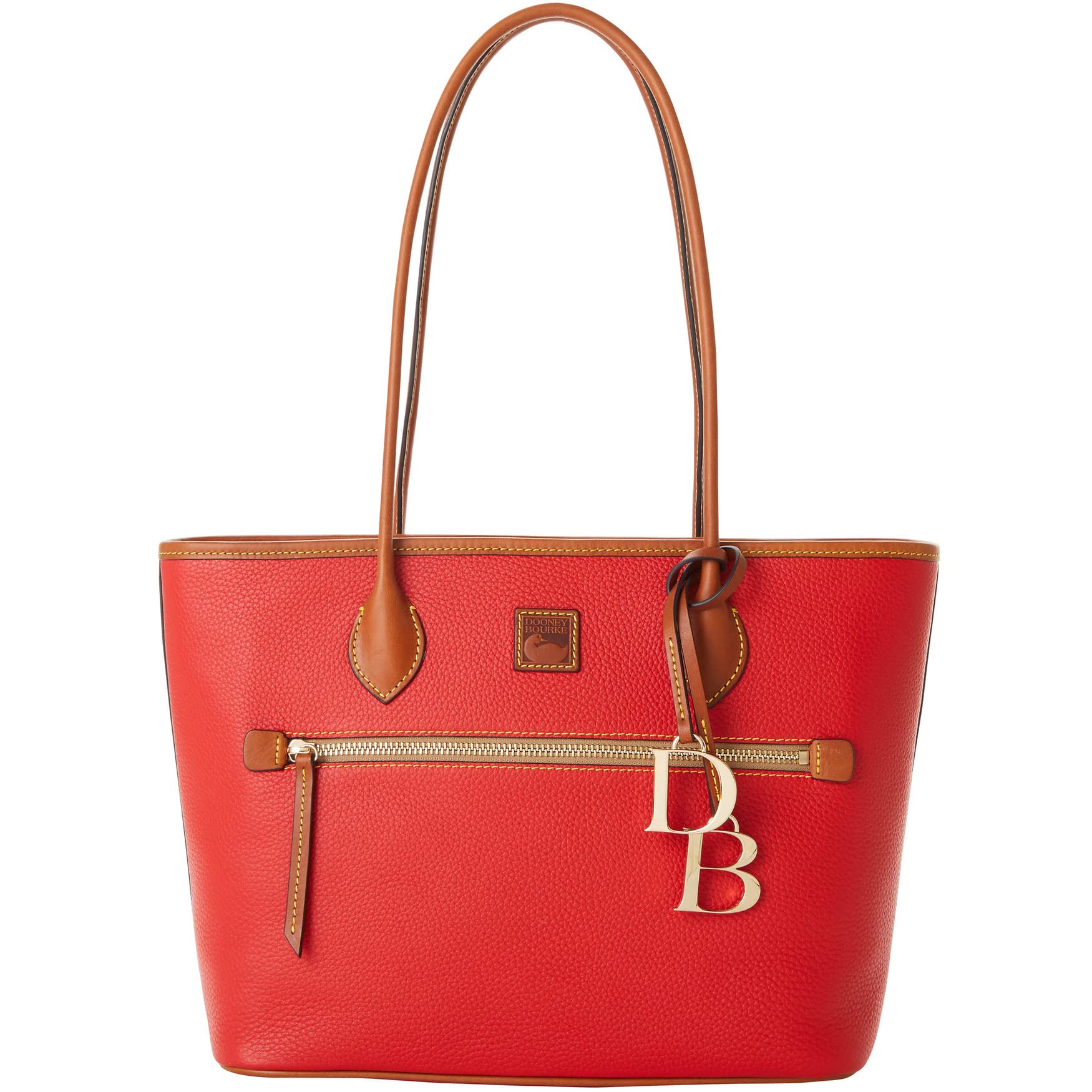 Dooney & Bourke Large Pebble Grain Leather Tote Bag for Women - Zipper Closure & Adjustable Long Shoulder Straps - Perfect for Work, Travel & Everyday Use
