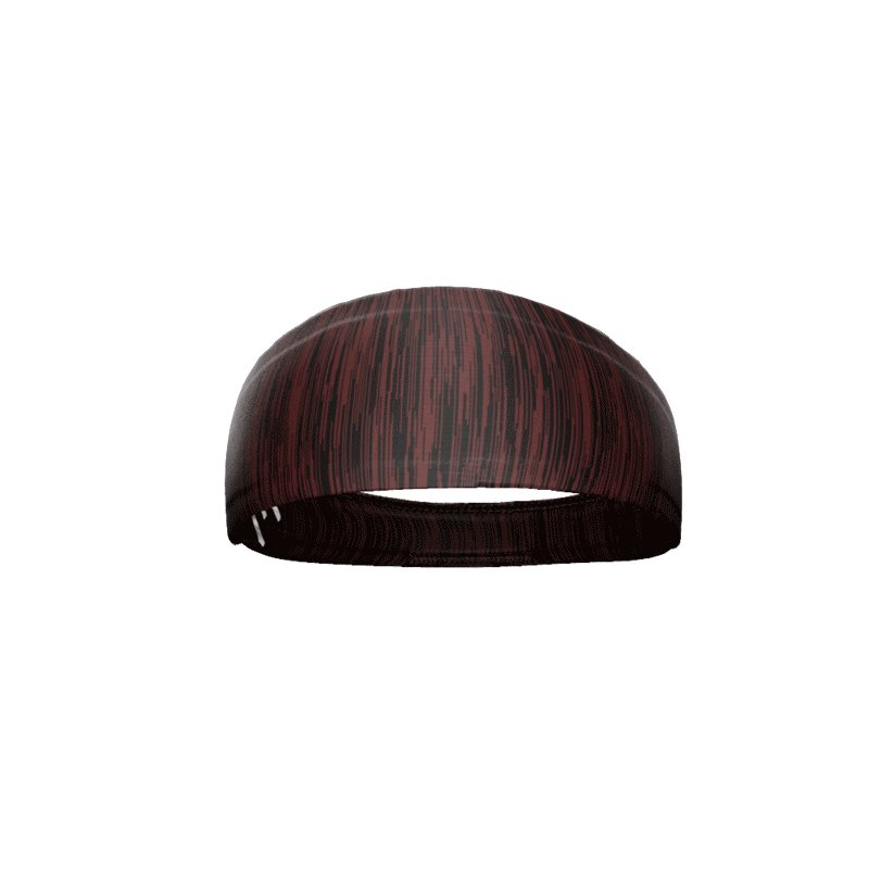 Stylish Maroon Static Headband for Women - Non-Slip Hair Accessory for Workouts, Yoga, and Everyday Wear