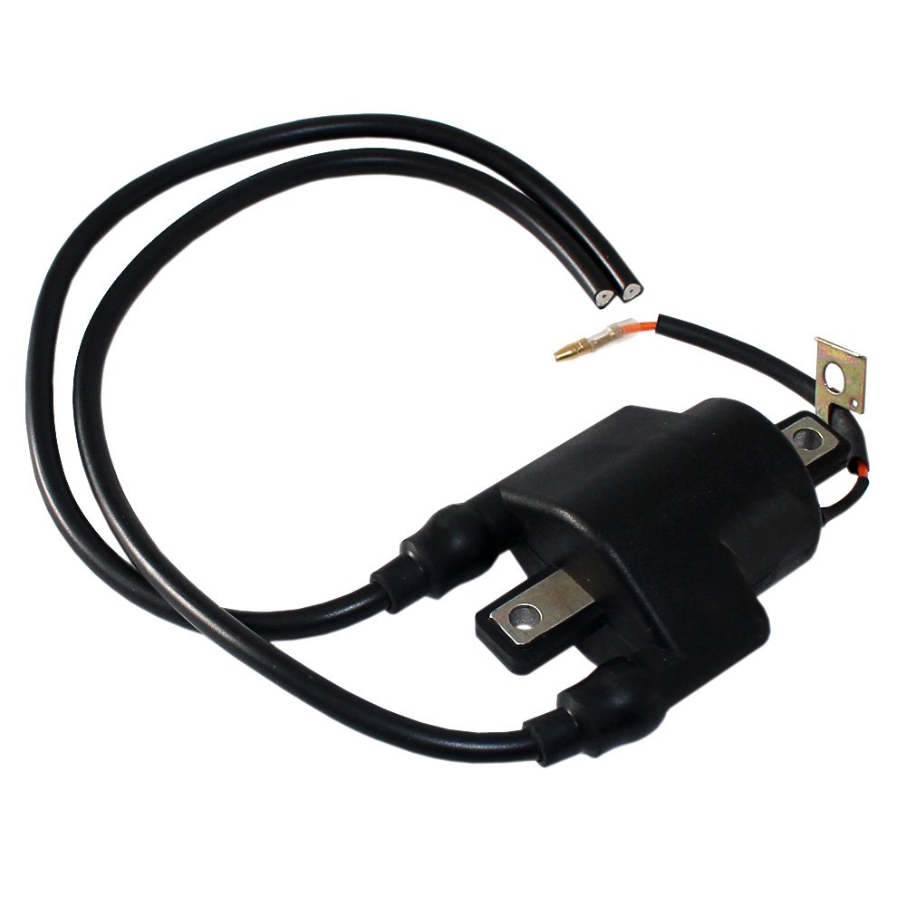 Caltric Ignition Coil Replacement for Yamaha VX800 VX-800 VMAX-4 800 Snowmobile (1995-1997) - High Performance Double Line Coil for Enhanced Engine Power & Smooth Riding in Winter Conditions