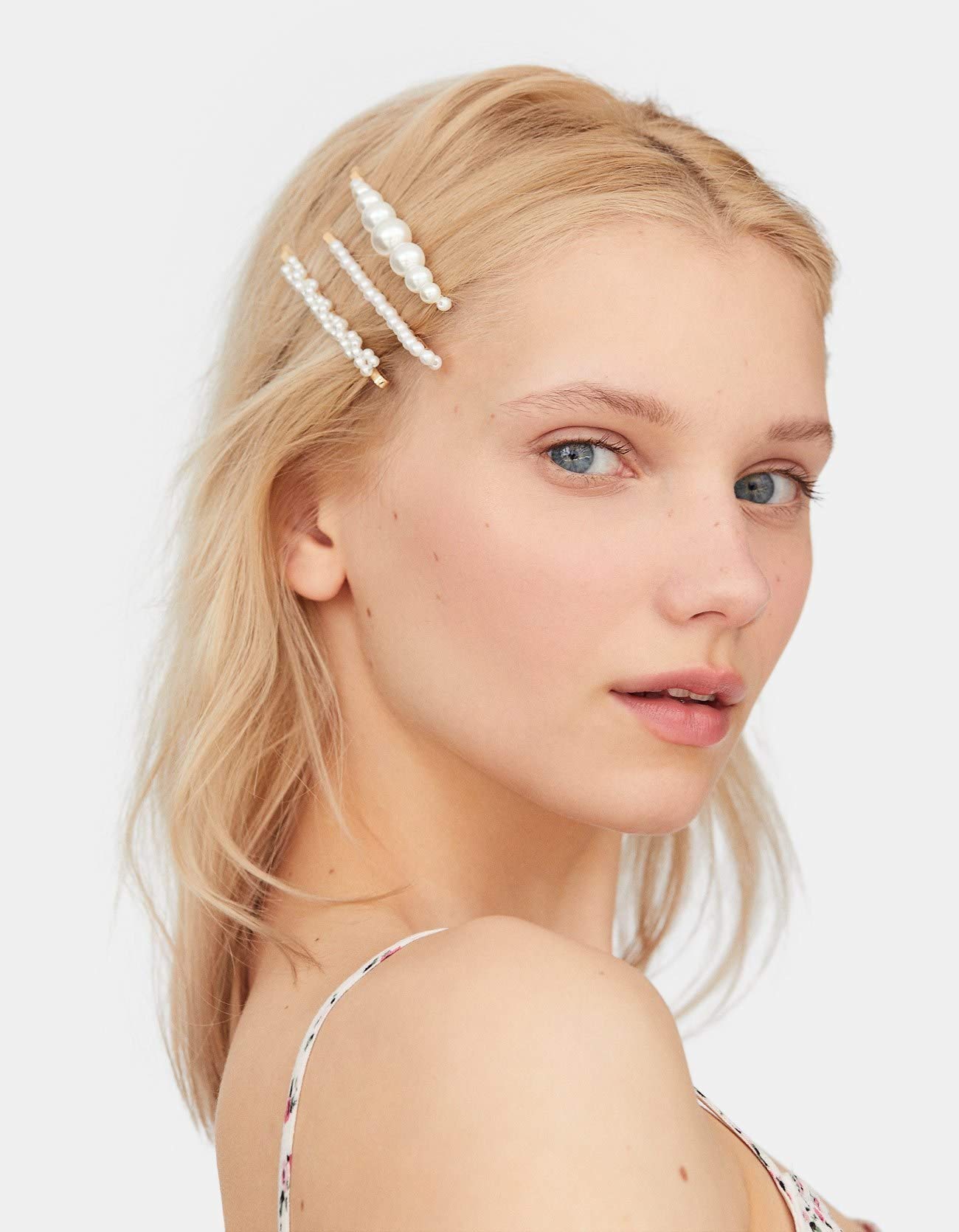 Pearl Hair Clips for Women - 5pcs Elegant Hair Barrettes & Bobby Pins for Wedding, Prom, Party & Everyday Hairstyling Accessories