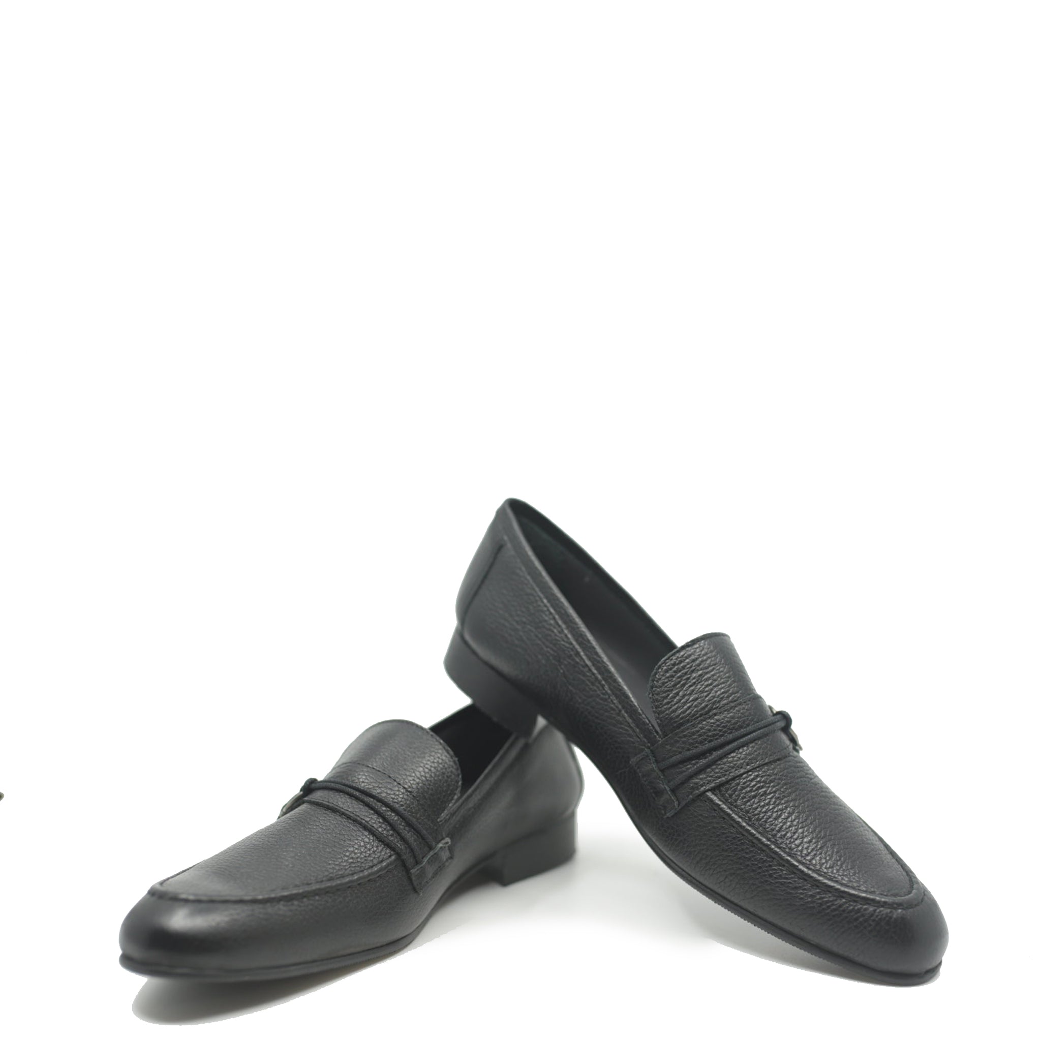 Blublonc Men's Black Toggle Dress Shoes - Classic Oxford Style Formal Shoes for Business, Wedding & Office Wear