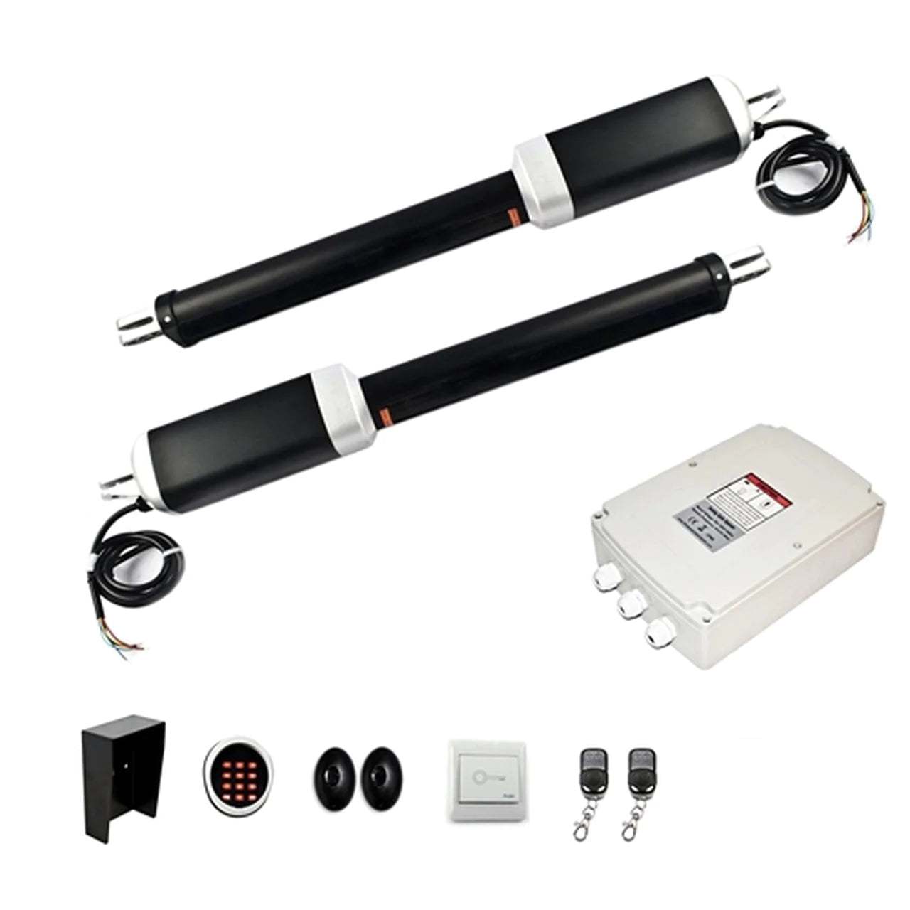 Aleko GG900/AS900 Dual Swing Gate Opener Kit - Heavy Duty AC/DC Motor with Accessory Kit ACC4 for Driveway, Farm & Security Gates