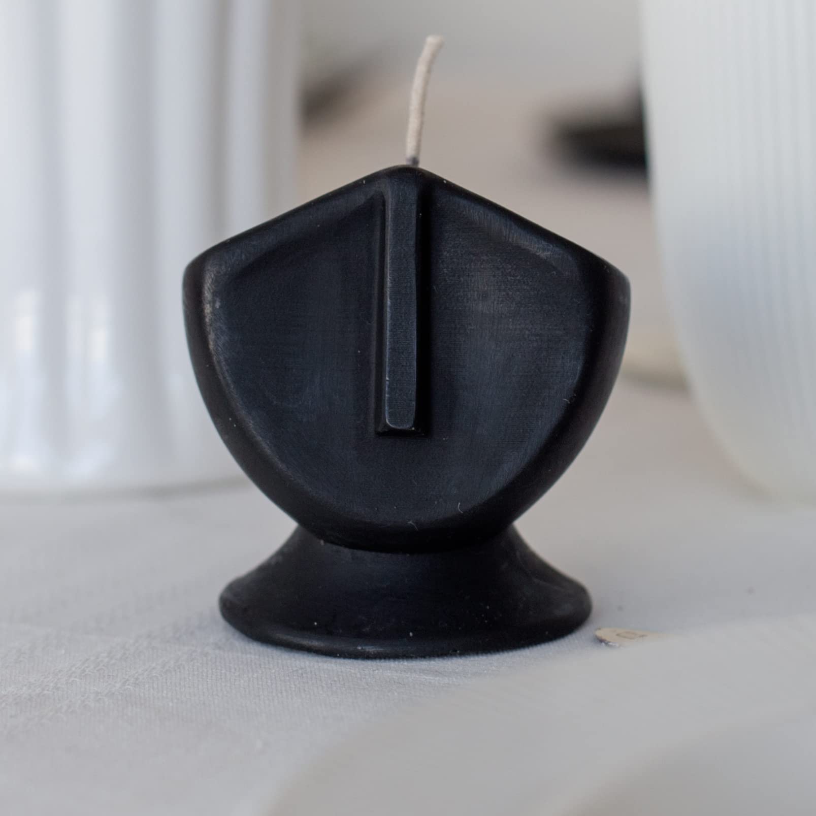 Mayan Statue Candle Decor - Positive Energy Candles for Meditation & Spiritual Healing - Handcrafted Idol Candle Witch Candle (Type 4 Black) - Perfect for Home Altar, Yoga Studio & Ritual Ceremonies