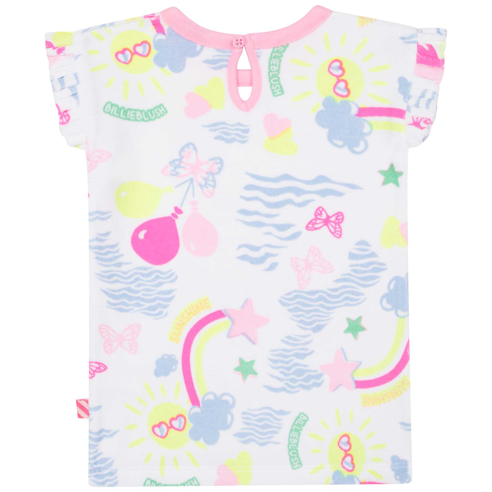 Billieblush Women's Short Sleeve Casual Dress - Flowy Multicolor Summer Dress for Beach, Party & Everyday Wear
