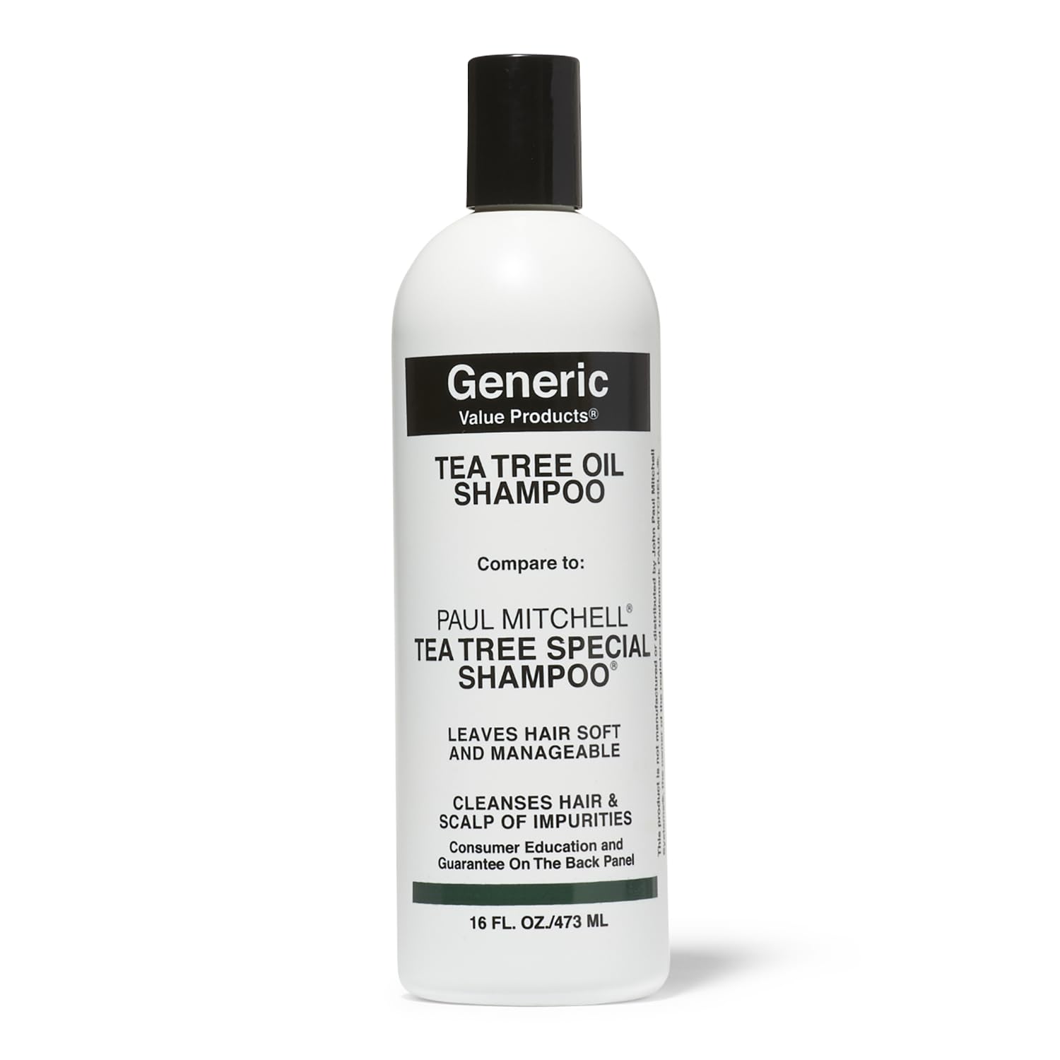 Tea Tree Oil Shampoo for Healthy Scalp & Shiny Hair - 16oz Natural Formula for Soft, Manageable Hair - Refreshes & Revitalizes Scalp - Perfect for Dandruff Control & Daily Hair Care