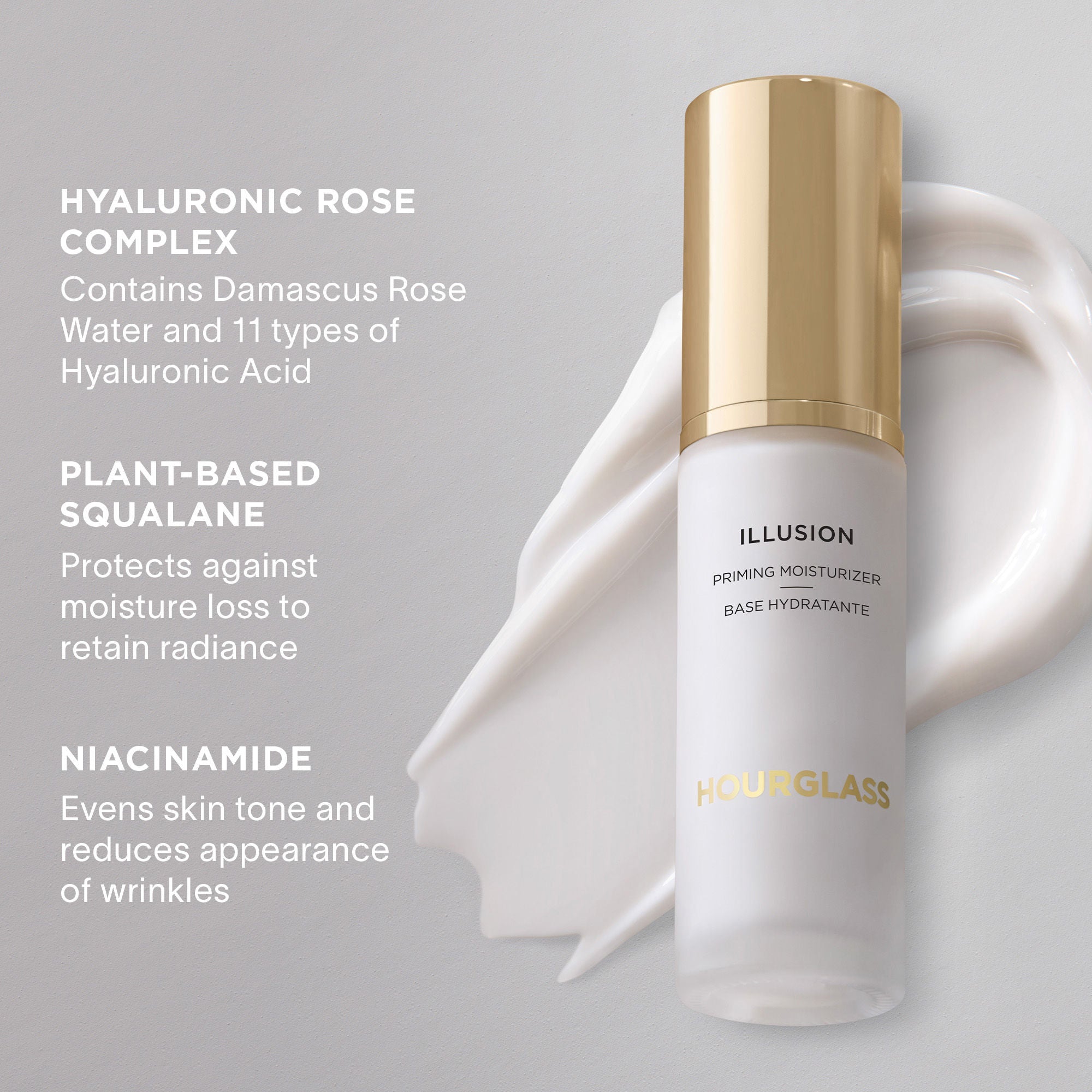 Illusion Priming Moisturizer - Hydrating Face Cream for Smooth Makeup Application | Perfect for Daily Skincare & Flawless Makeup Base