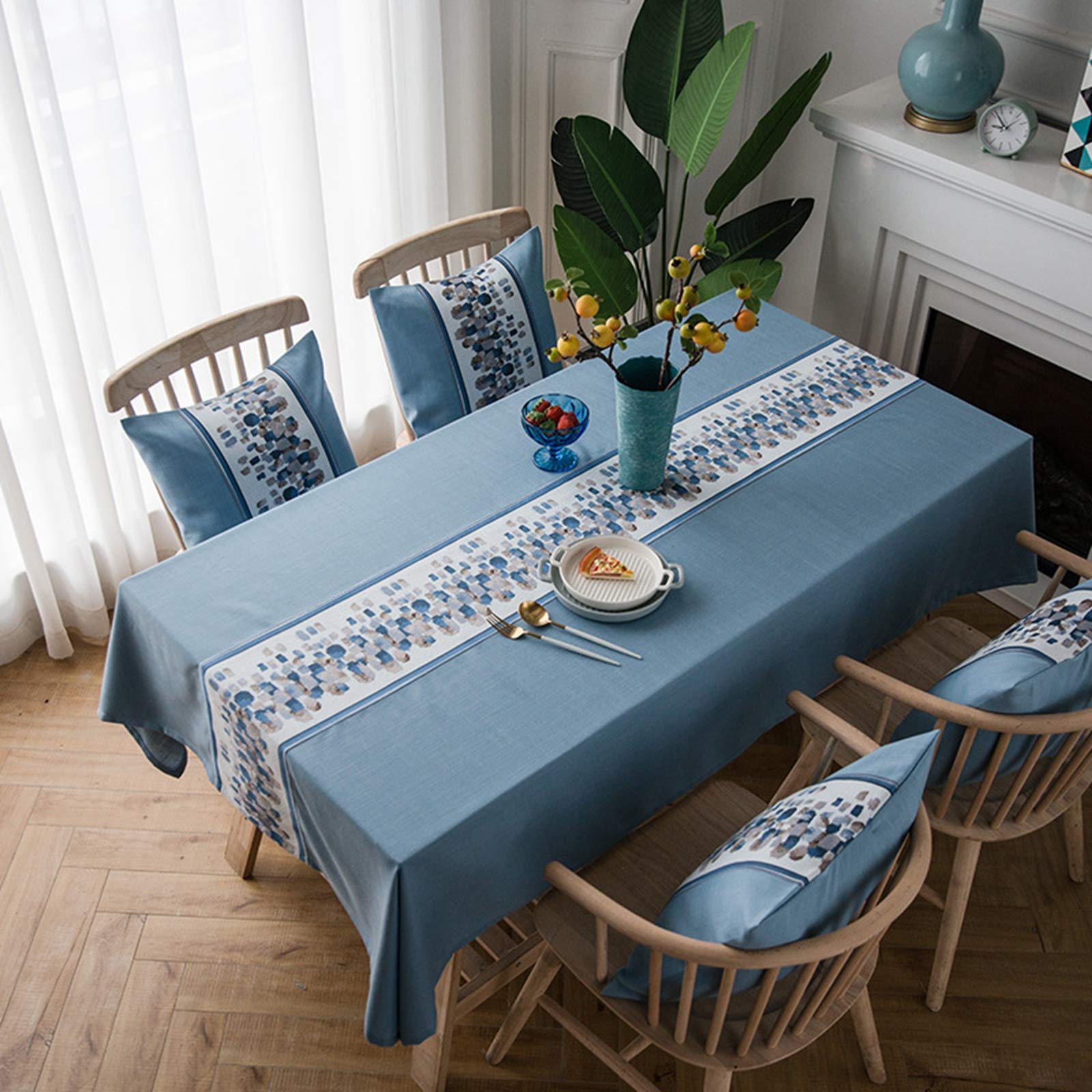 Wrinkle-Proof Rectangular Tablecloths - Premium Table Cover for Kitchen, Dining & Party Decor | Waterproof & Stain-Resistant | Perfect for Weddings, Holidays & Everyday Use