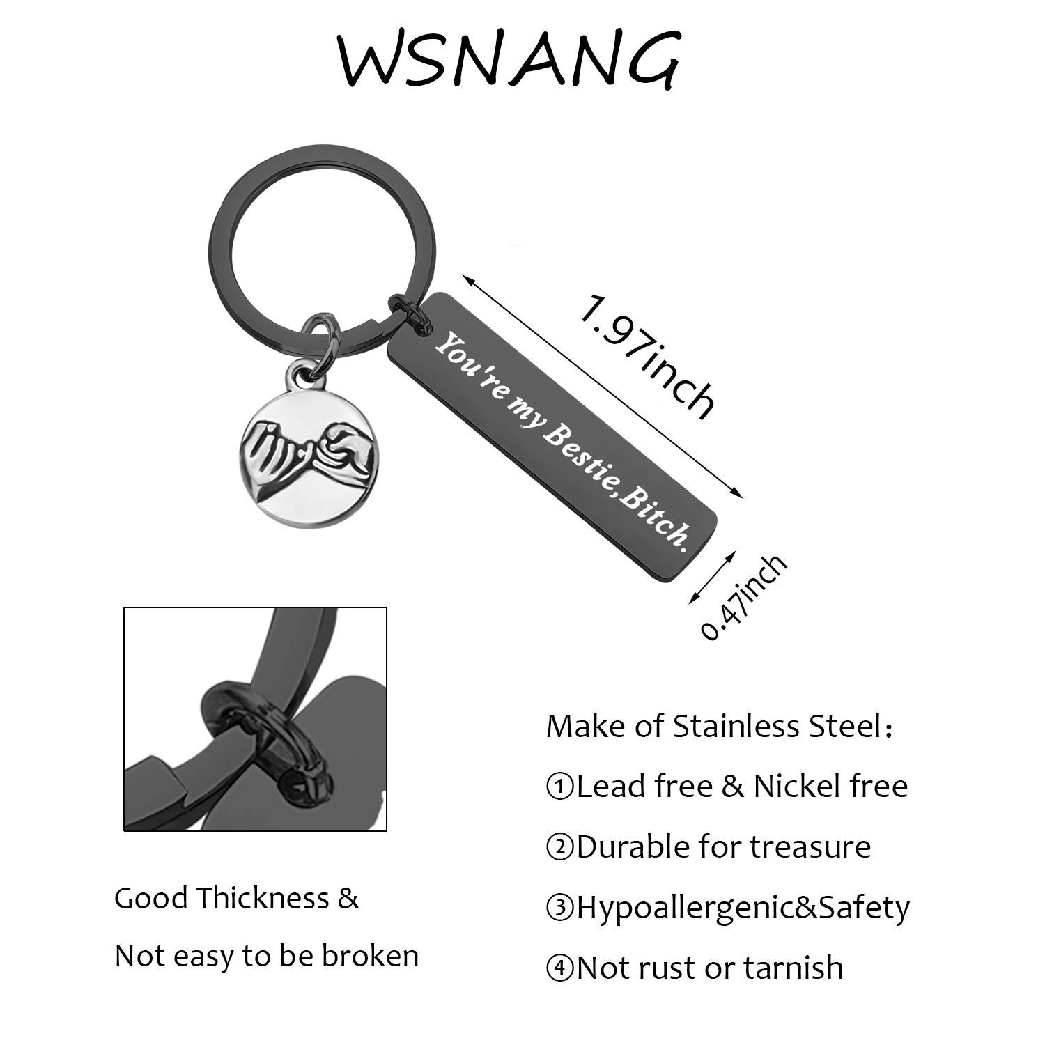 Best Friend Keychain - 