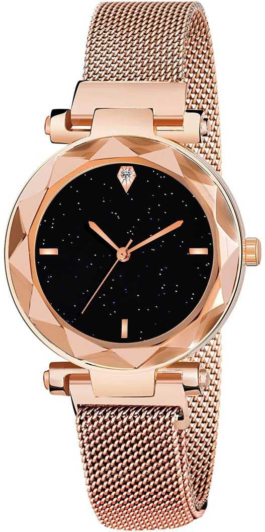 LAKSH Women's Analog & Digital Watch with Stainless Steel & Rubber Strap - Waterproof Fashion Watch for Girls (Model SR-693/AT-693) - Perfect for School, Sports & Everyday Wear
