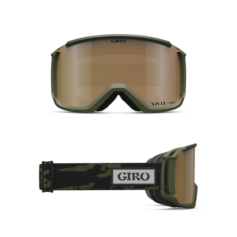 Giro Revolt Men's Ski Goggles - Anti-Fog, UV Protection, Trail Green/Vivid Petrol S2 Lens - Perfect for Skiing, Snowboarding & Winter Sports