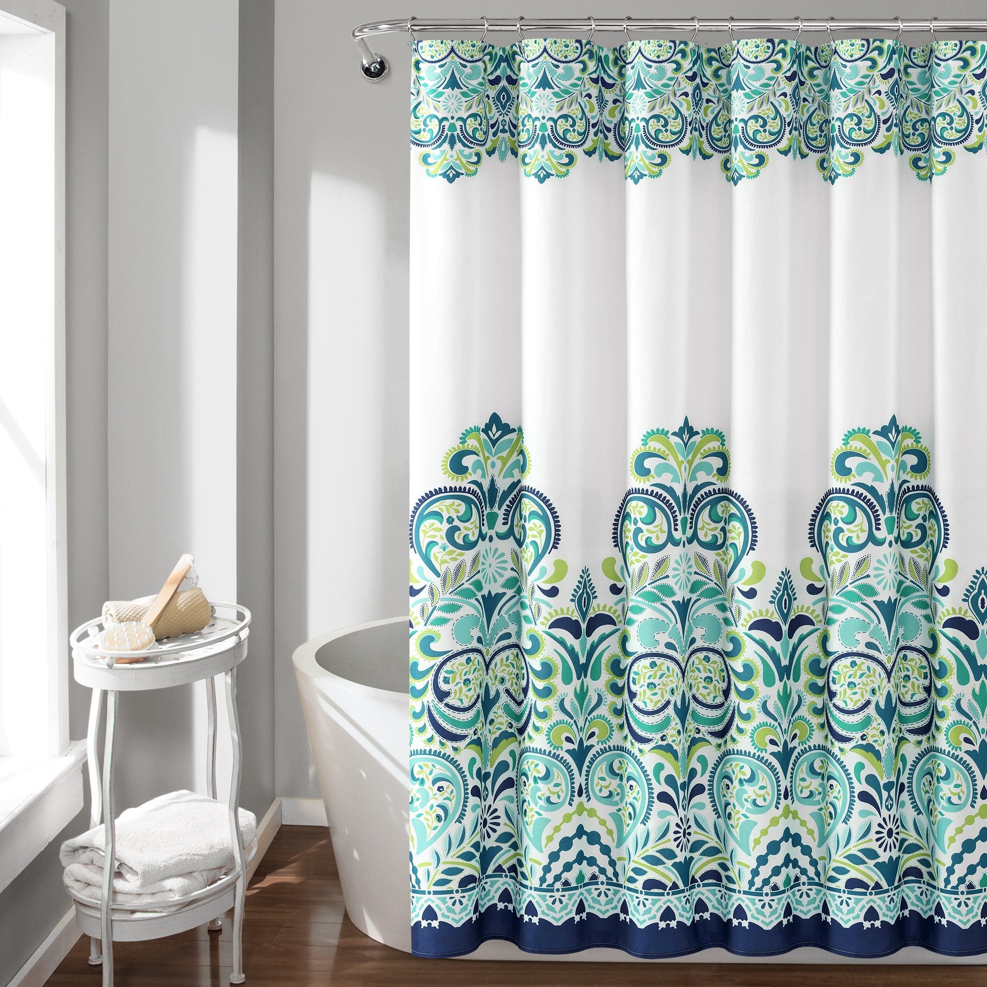 Clara Waterproof Shower Curtain - Elegant Bathroom Decor for Modern Homes | Perfect for Bathrooms, Showers & Spa Retreats