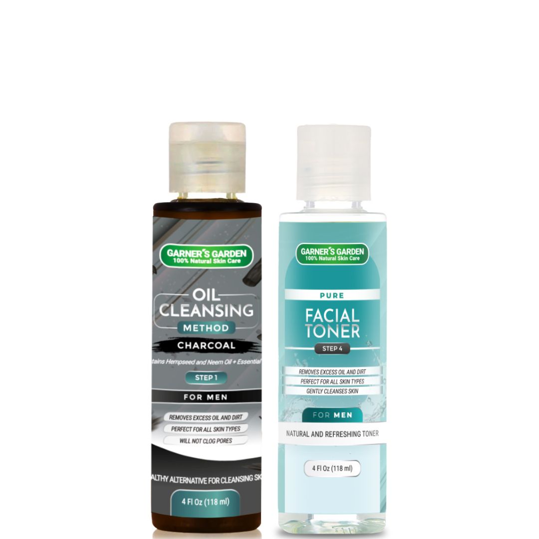 Best Charcoal Oil Cleansing Method for Deep Pore Cleansing - Natural Face Wash for Acne & Blackheads - Perfect for Oily & Combination Skin Care Routine