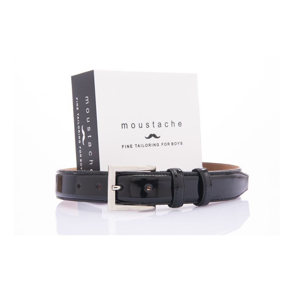 Stylish Black Patent Leather Belt for Men & Women - Fashionable Dress Belt for Formal & Casual Outfits | Perfect for Office, Parties & Everyday Wear
