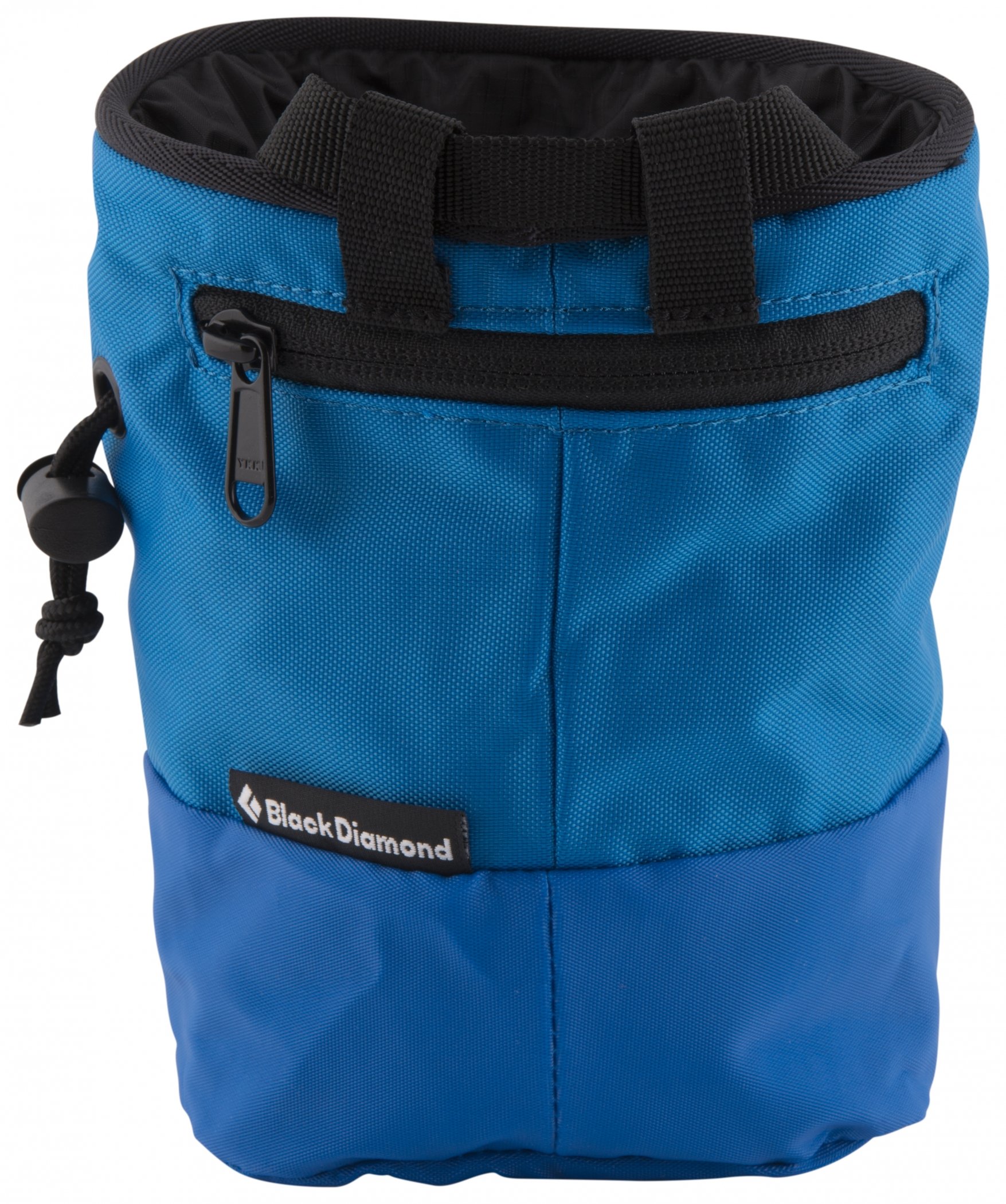 Black Diamond Mojo Zip Chalk Bag for Rock Climbing - Small/Medium Size - Ultra Blue Color - Perfect for Bouldering, Gym Training & Outdoor Adventures