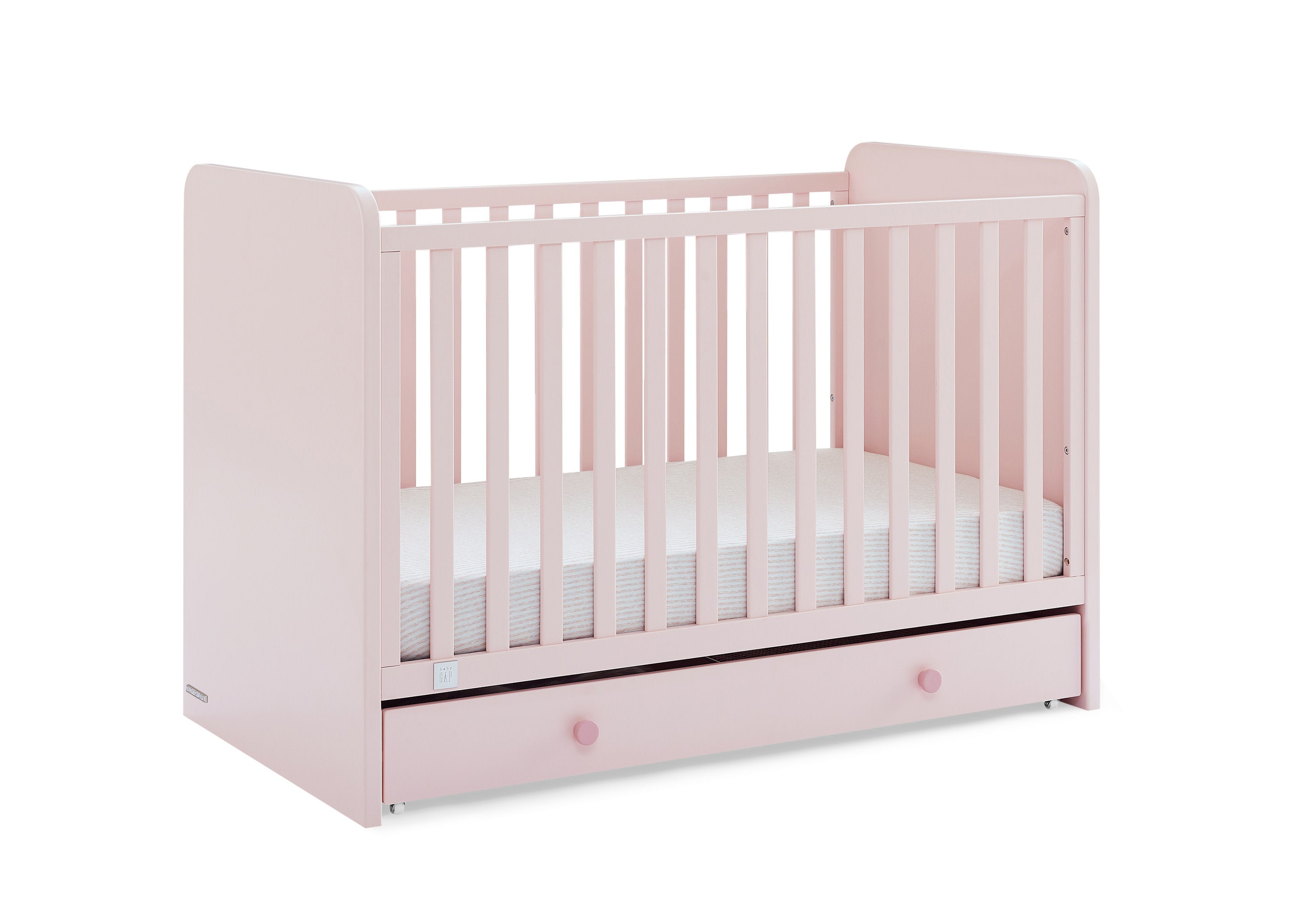 BabyGap Graham 4-in-1 Convertible Crib with Storage Drawer - Nursery Furniture for Newborns to Toddlers - Perfect for Small Spaces & Modern Nurseries