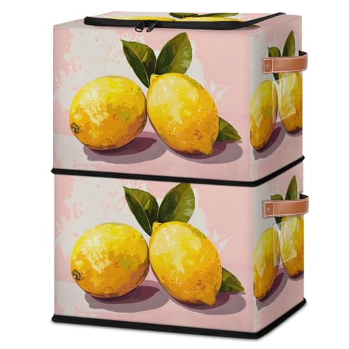 Watercolor Summer Fruit Lemons