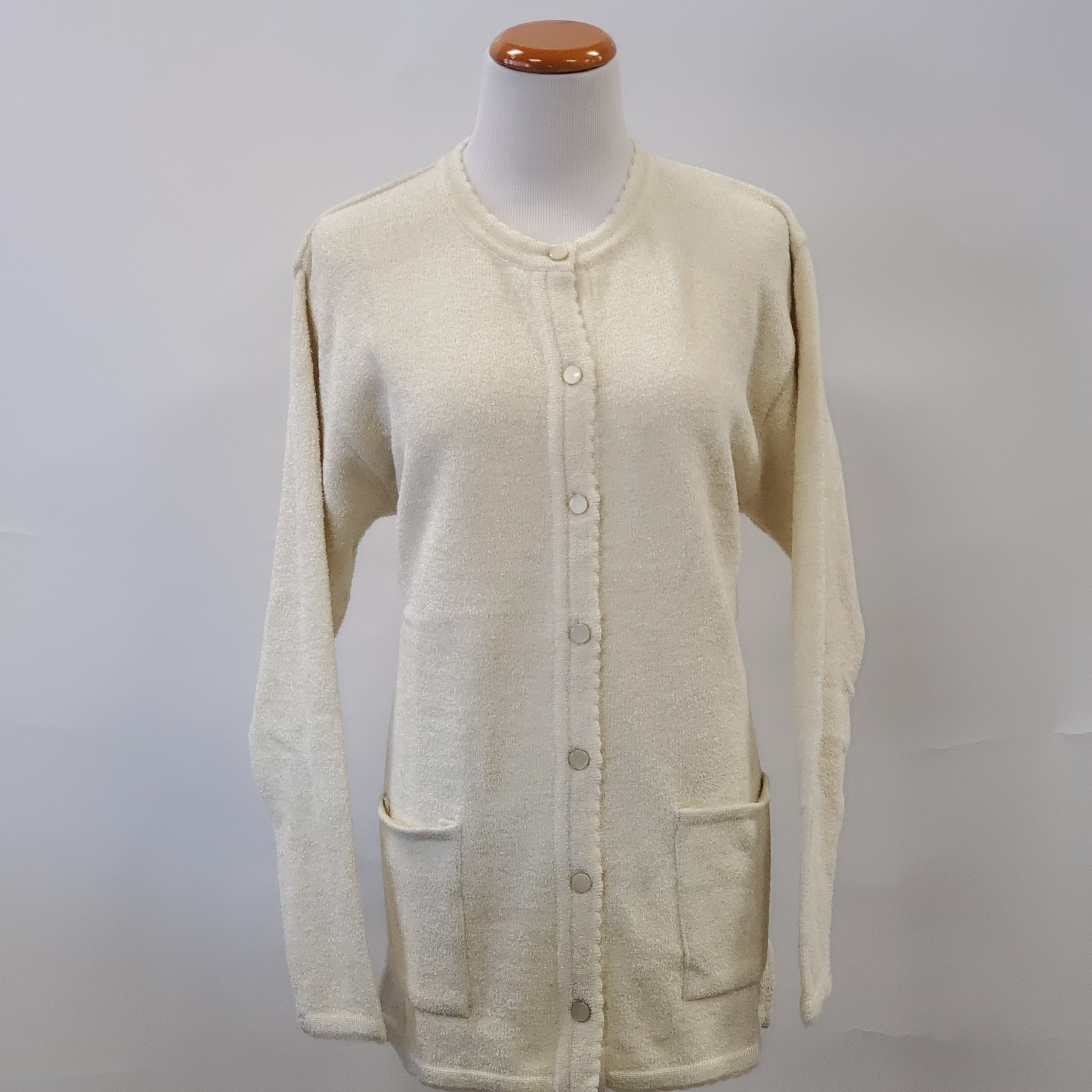 Women's Soft Chenille Button-Up Cardigan Sweater - Cozy Knit Pullover for Fall, Winter & Layering Outfits