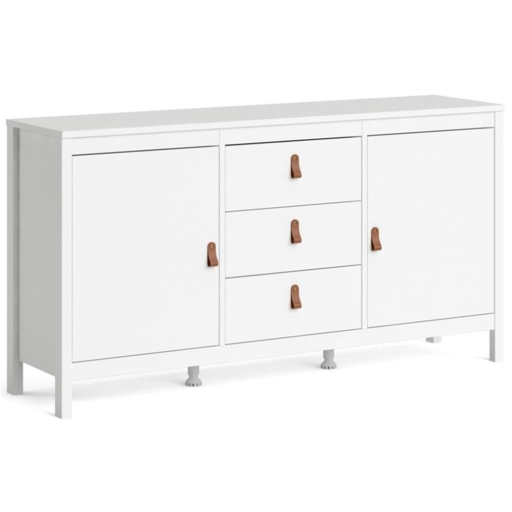 Home Square 3-Piece Modern Furniture Set - Nightstand, Sideboard & Coffee Table for Living Room | Perfect for Small Spaces & Apartment Decor