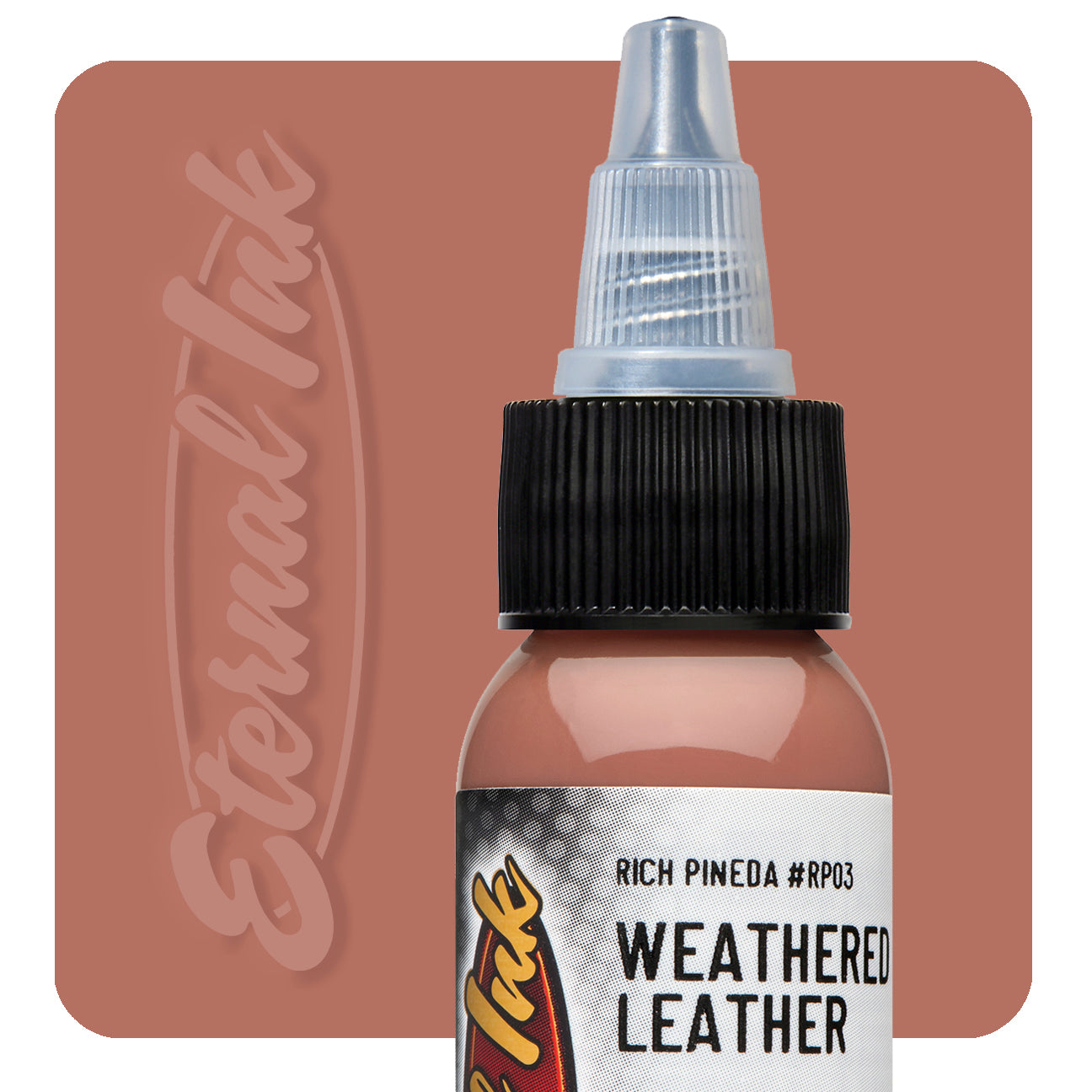 Eternal Rich Pineda Weathered Leather Ink 1oz - Premium Leather Dye for Jackets, Bags & Furniture - Perfect for DIY Leather Repair & Restoration Projects