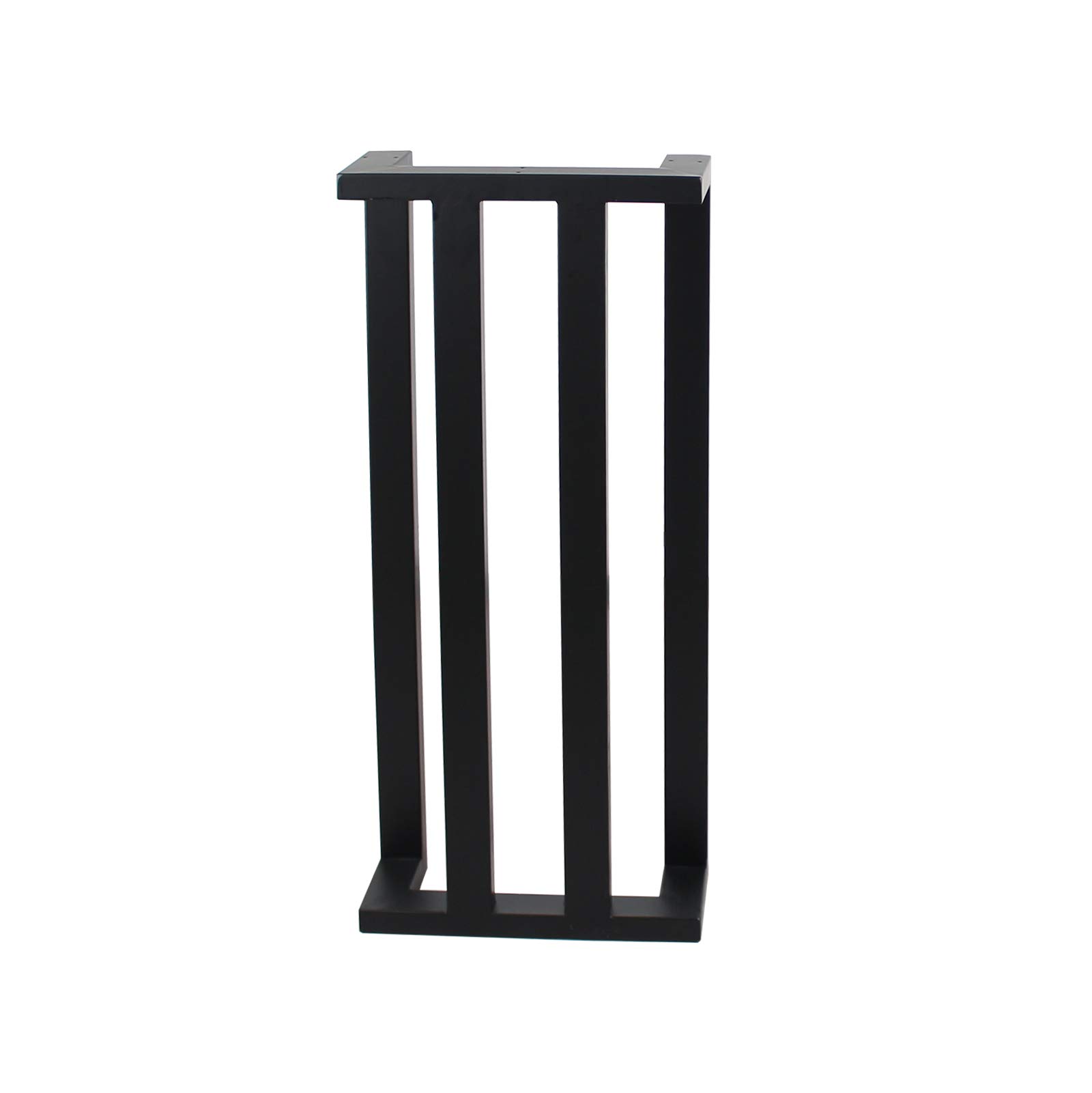MBQQ Rustic C-Shaped Table Legs - Heavy Duty Metal, 35
