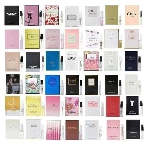 Luxury Women's Perfume Sampler Set - 12 Designer Fragrance Vials, High-End Popular Perfume Samples for Women | Perfect for Travel, Gifts & Fragrance Discovery