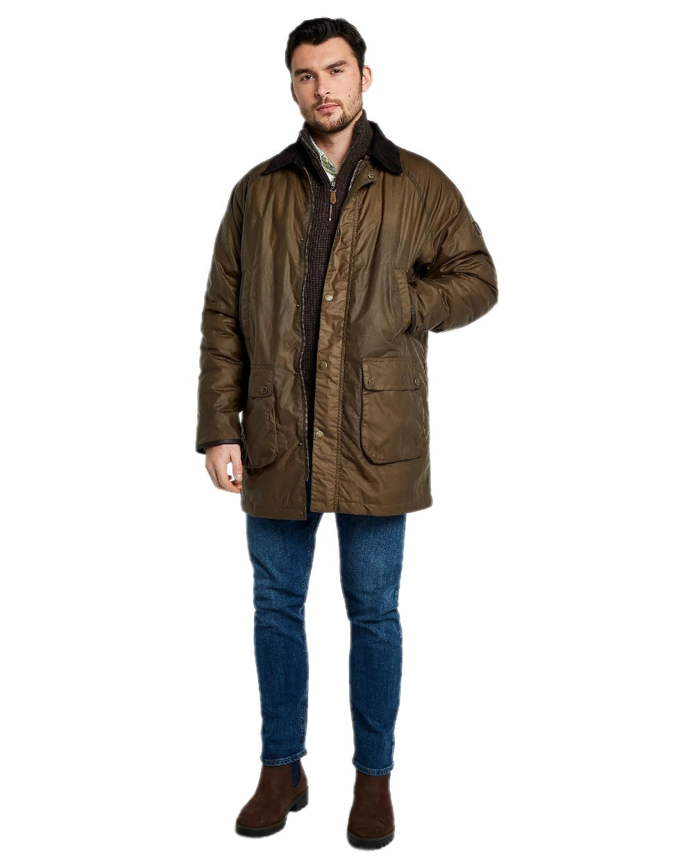 Dubarry Brunswick Wax Jacket - Waterproof Outdoor Coat for Men & Women | Perfect for Hiking, Hunting & Countryside Adventures