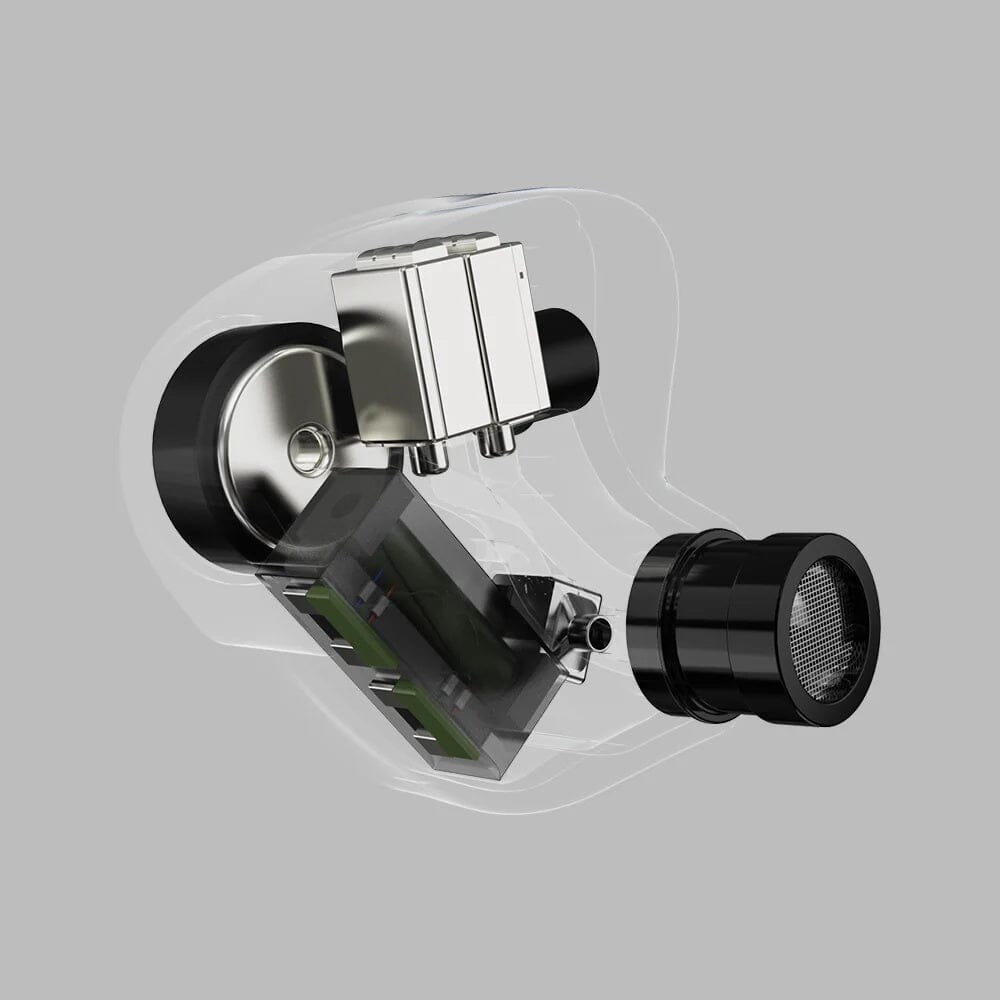 Elysian Apostle 1DD+2BA+2EST 5-Driver Hybrid IEMs - Premium Tribrid In-Ear Monitors for Audiophiles, Musicians & Studio Recording