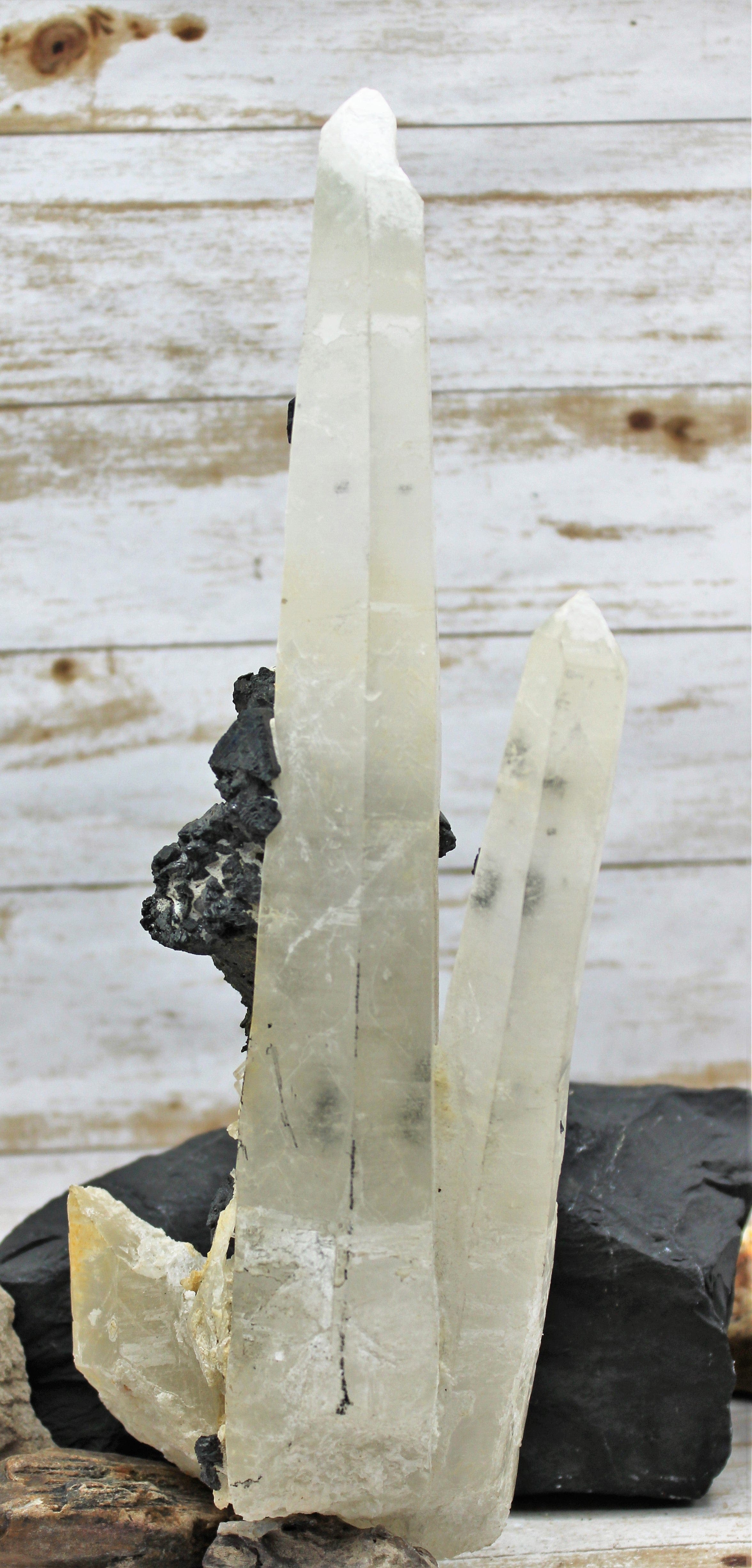 Natural Dalmatian Quartz Crystal Specimen - Healing Stone for Home Decor, Meditation & Energy Work - Perfect for Collectors & Spiritual Practices