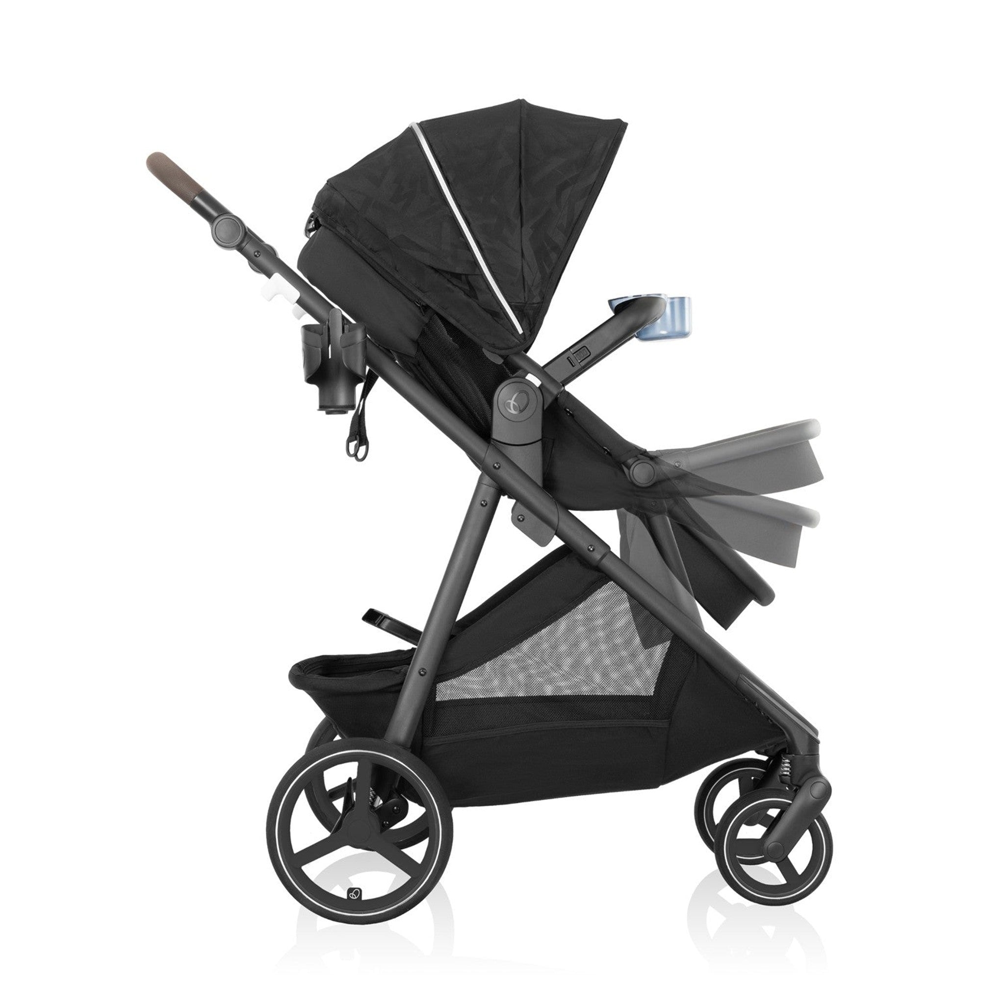 Evenflo Shyft Intuiti+ Travel System - Lightweight Stroller & Infant Car Seat Combo for Newborns | Perfect for Air Travel, Shopping & Daily Outings