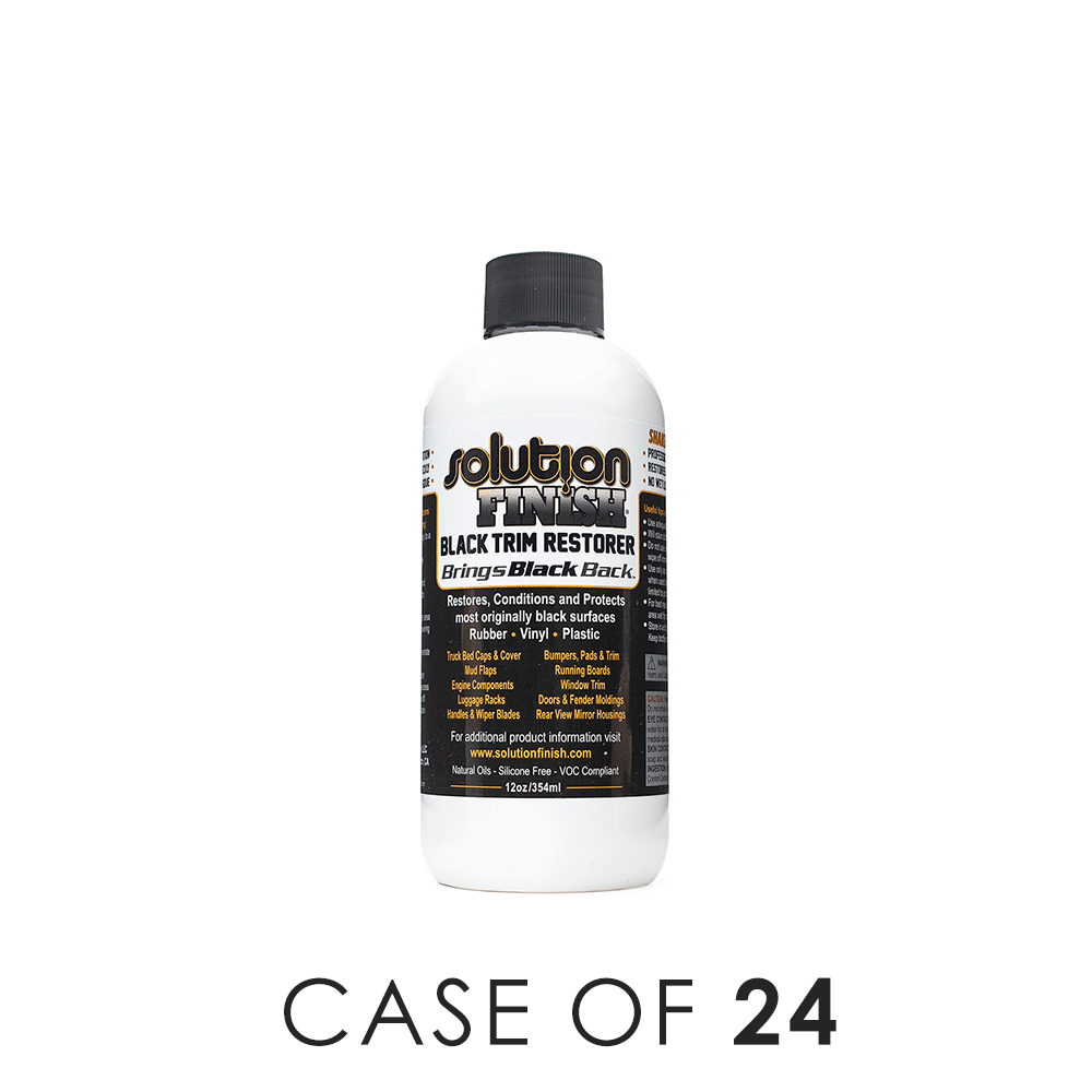 Trim Restorer Case - Car Interior & Exterior Trim Restoration Kit for Plastic, Rubber & Vinyl - Perfect for Cars, Trucks & SUVs