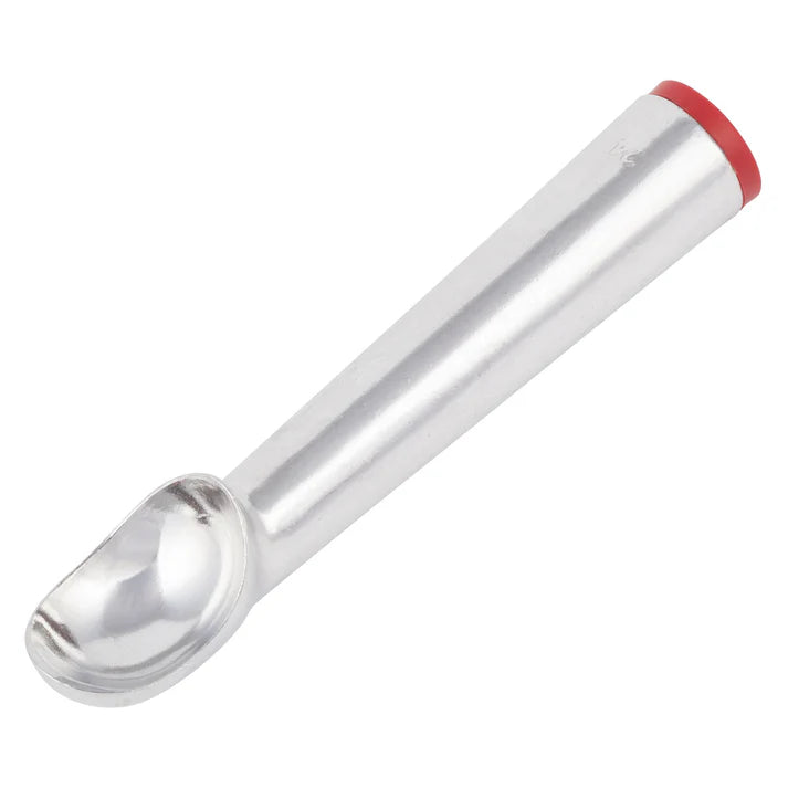 Winco 1.5 Oz Stainless Steel Ice Cream Scoop with Comfort Grip Handle - Perfect for Ice Cream Parlors, Dessert Shops & Home Use