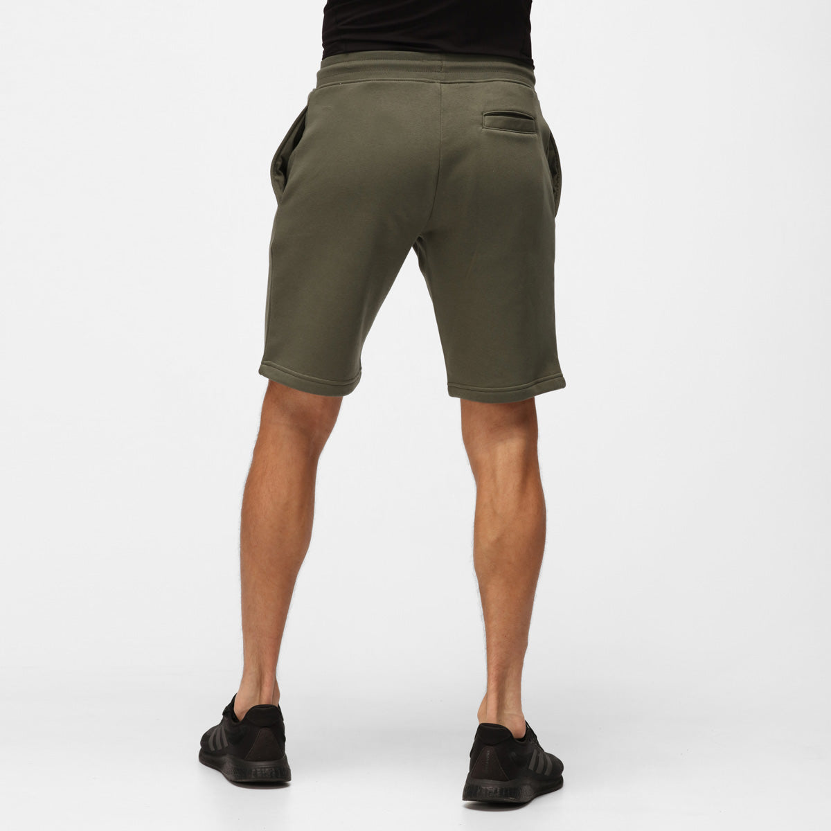 TKB Men's Khaki Organic Cotton Sweat Shorts - Comfortable Casual Lounge & Workout Shorts for Men