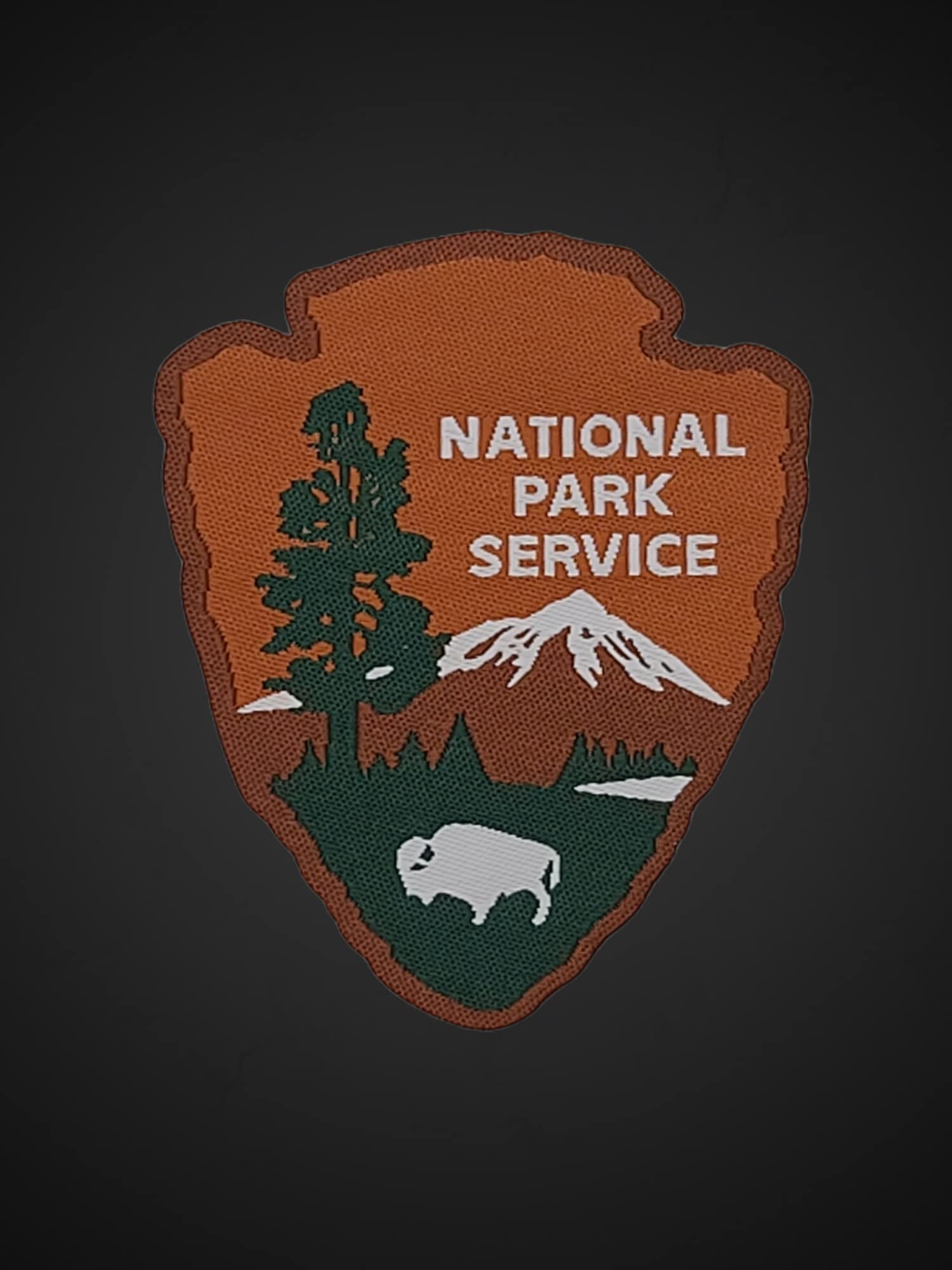 National Park Service Woven Patch - 2.5 Inch Sew On or Iron On Embroidered Badge for Jackets, Backpacks & Hats | Collectible Outdoor Enthusiast Accessory