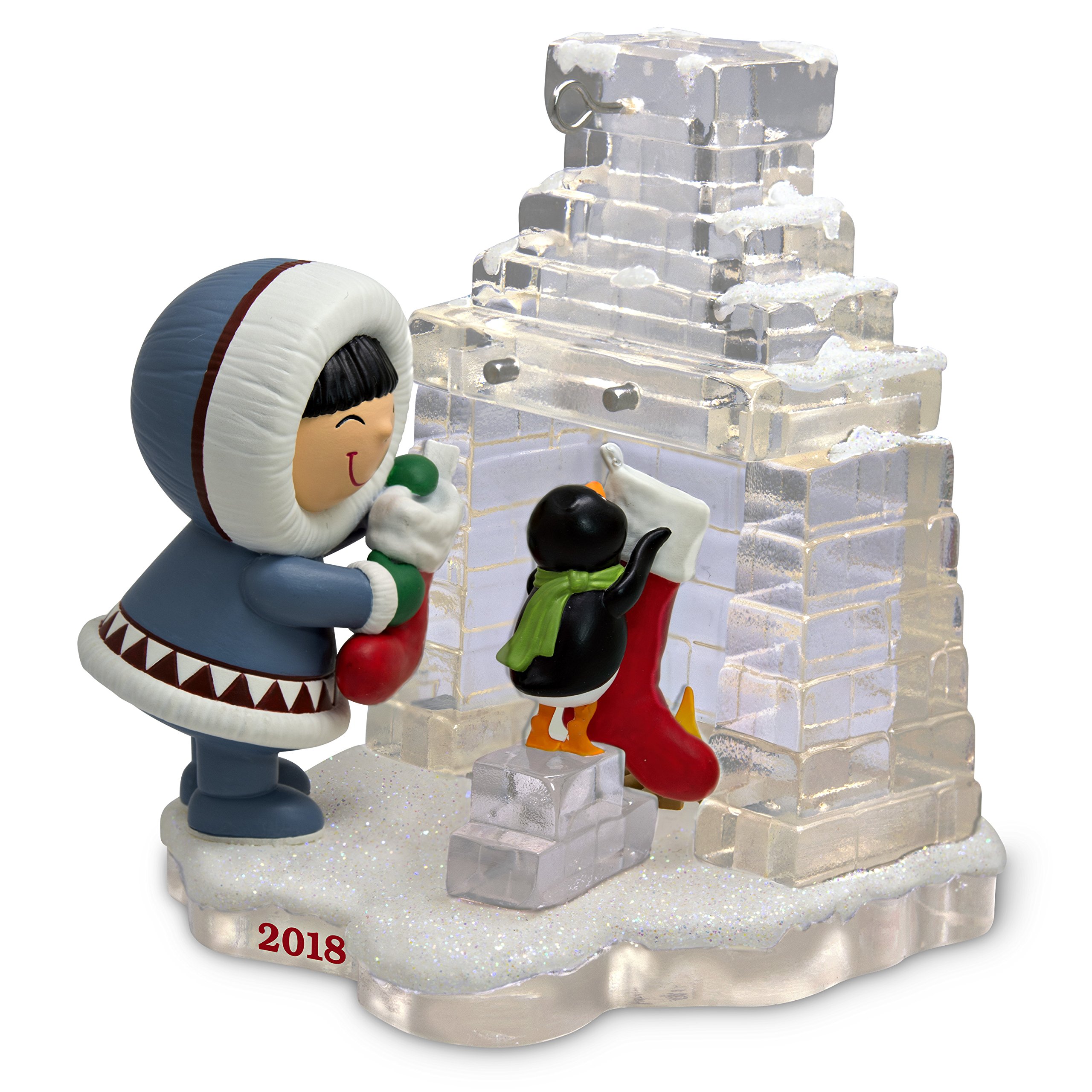 Hallmark Keepsake 2018 Frosty Friends Christmas Ornament - Dated Collectible Holiday Decoration for Tree & Stocking Hanger | Perfect for Xmas Gifts, Home Decor & Festive Celebrations