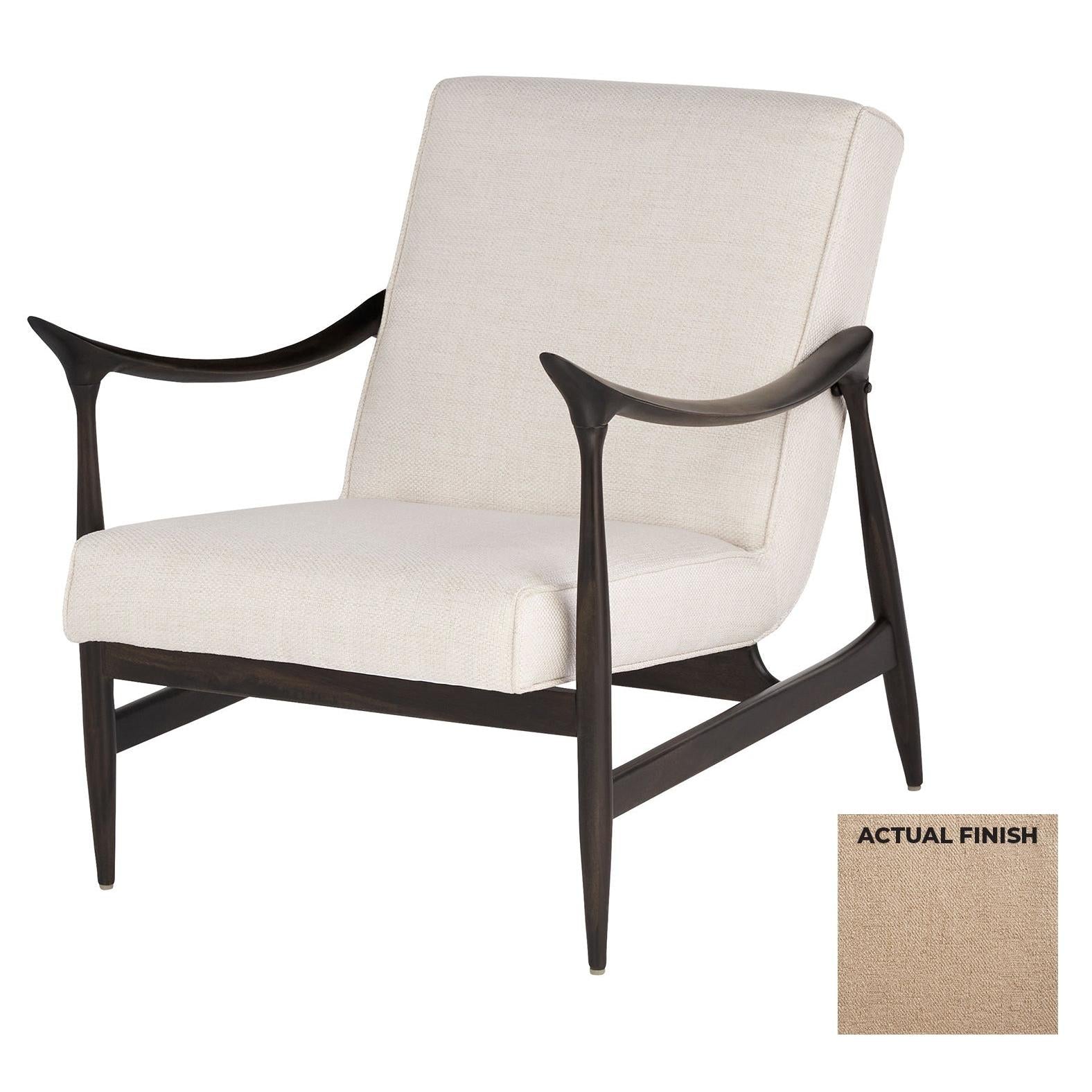 Cyan Design 11784 Oscar Arm Chair in Camel Chenille Fabric - Modern Living Room Accent Chair for Home, Office & Lounge Decor
