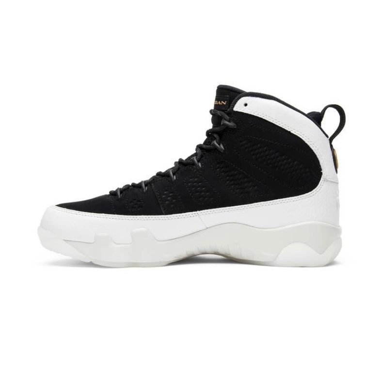 Air Jordan 9 Retro 'City of Flight' LA 2018 - Black/Summit White/Metallic Gold (302370-021) | Men's Basketball Shoes for Streetwear & Sneaker Collectors