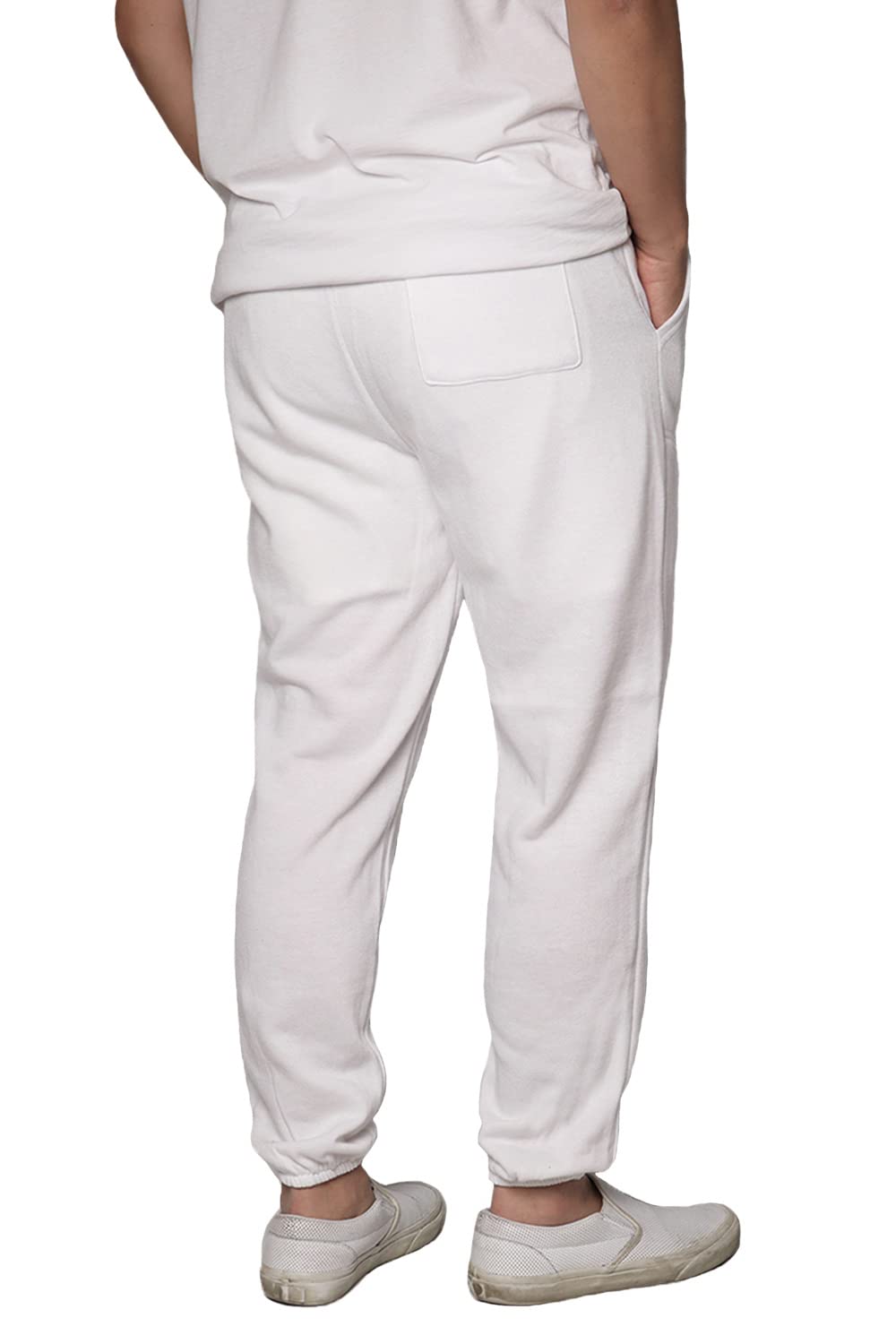 URBANJ Men's Casual Lightweight Fleece Jogger Sweatpants - Comfortable Lounge Pants for Running, Workout & Relaxing at Home