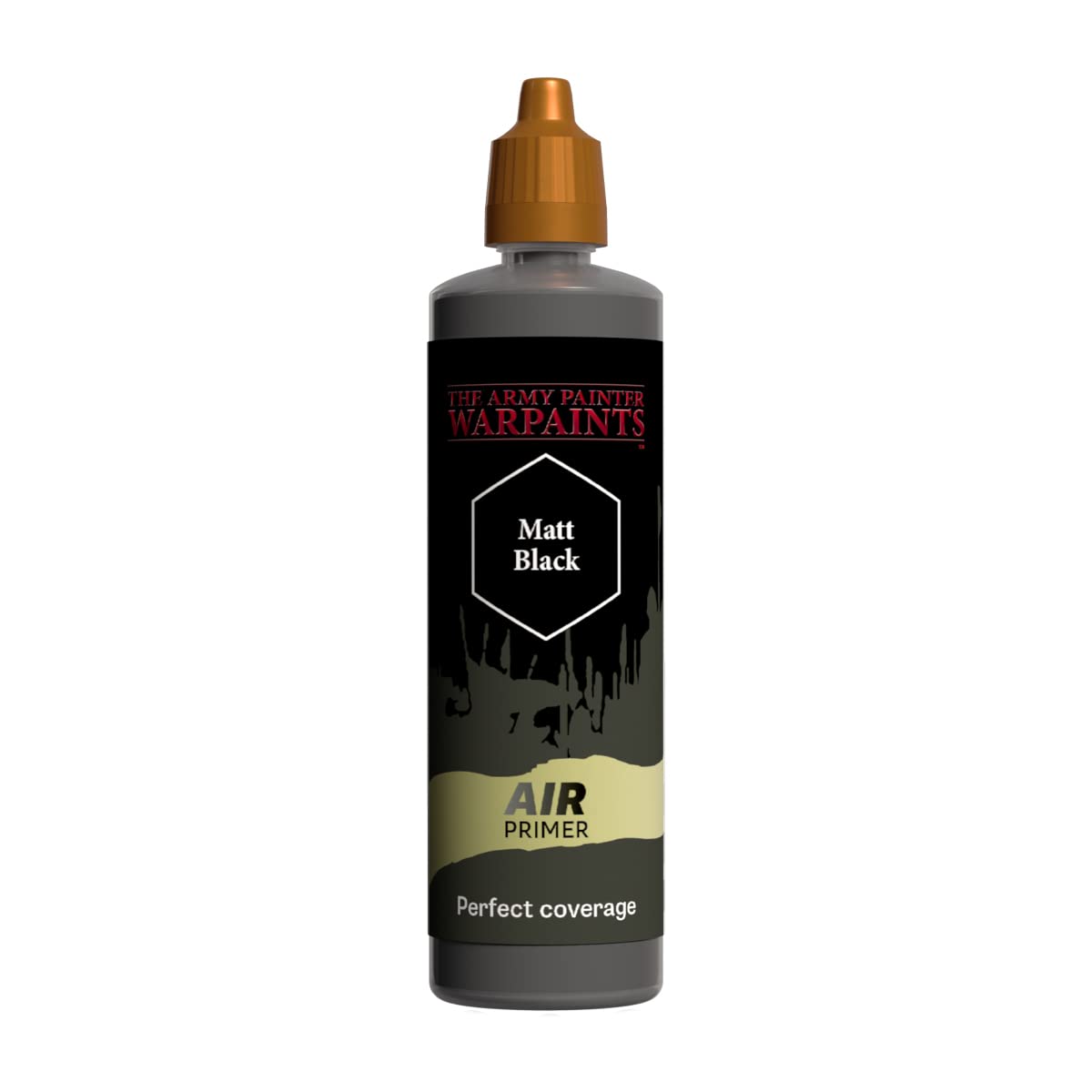 The Army Painter Warpaints Air Air Primer Matt Black 18ml - Acrylic Paint for Airbrush, Miniature Wargaming, Tabletop Models & Hobby Painting | Perfect for Warhammer, D&D & Scale Model Projects